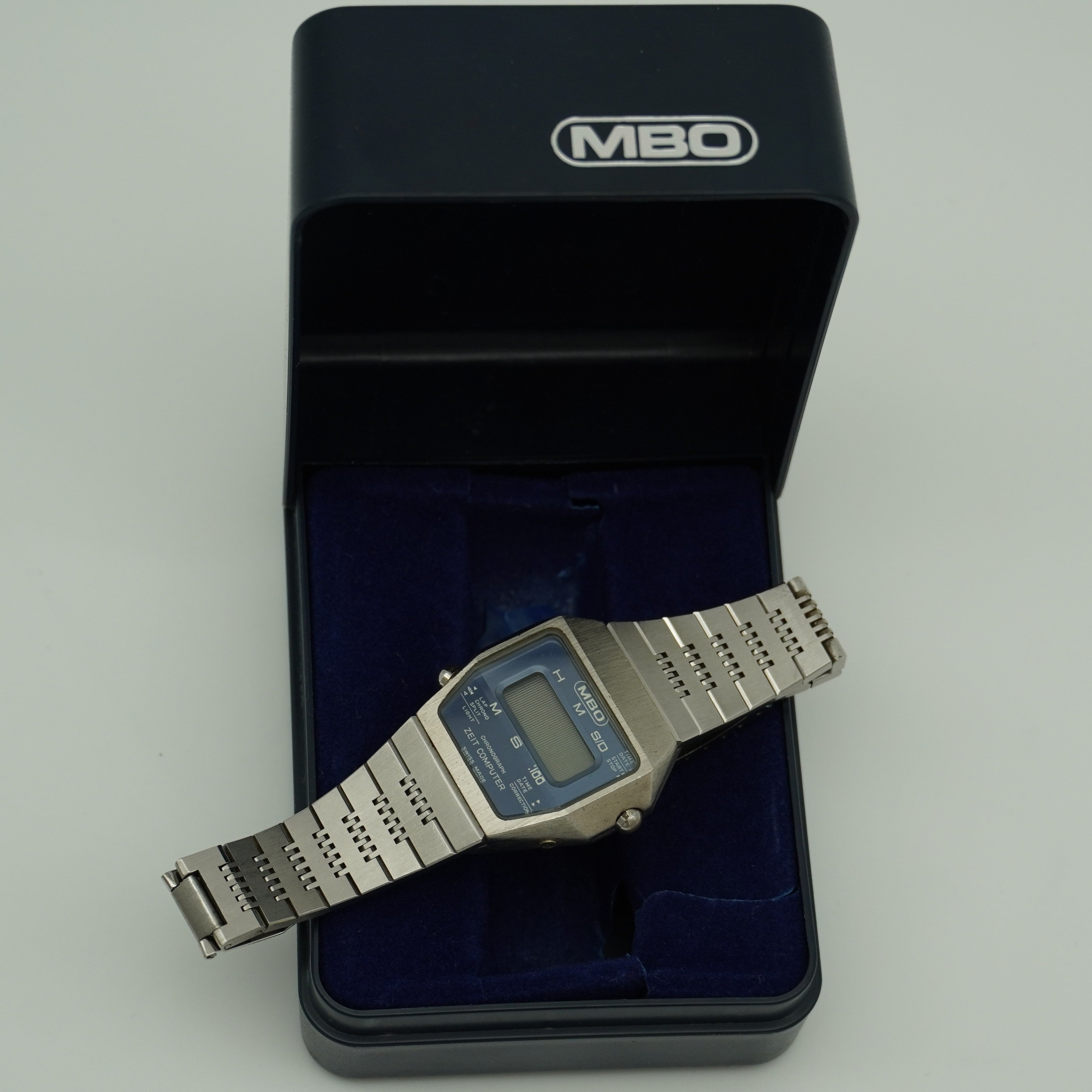 MBO München „Zeit Computer“ LCD-Chronograph