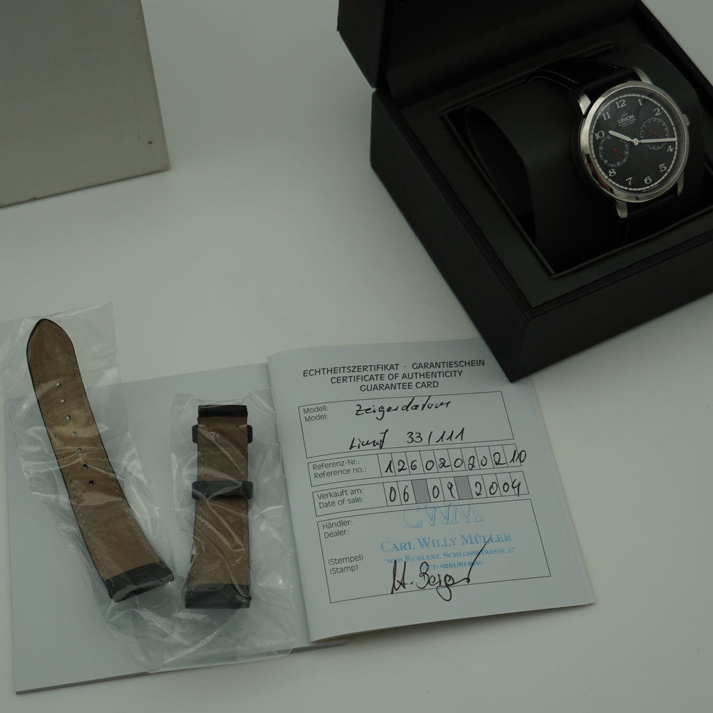 Union Glashütte Zeigerdatum 33/111