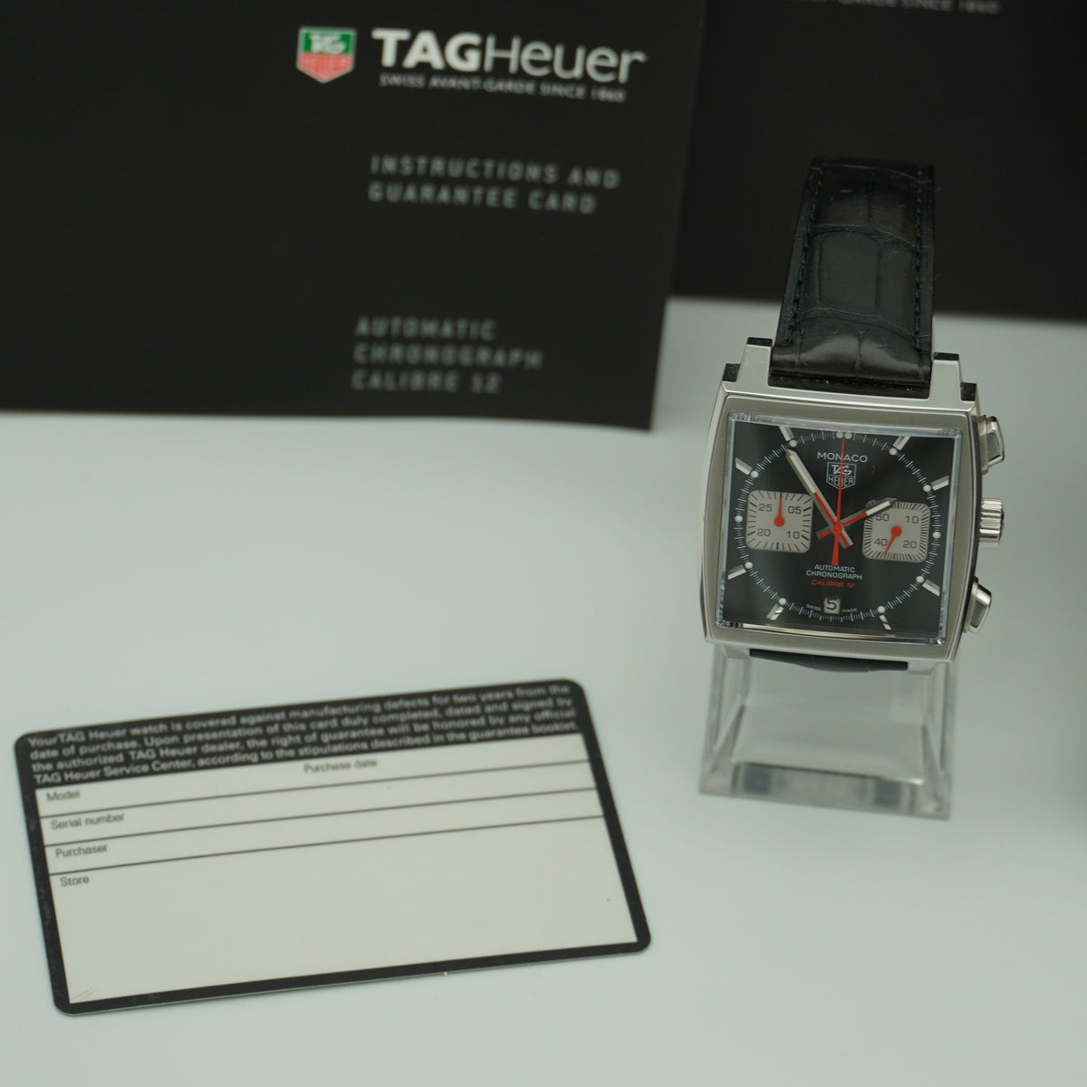 TAG Heuer CAW2114.FC6177 – Unausgefüllte Originalkarte