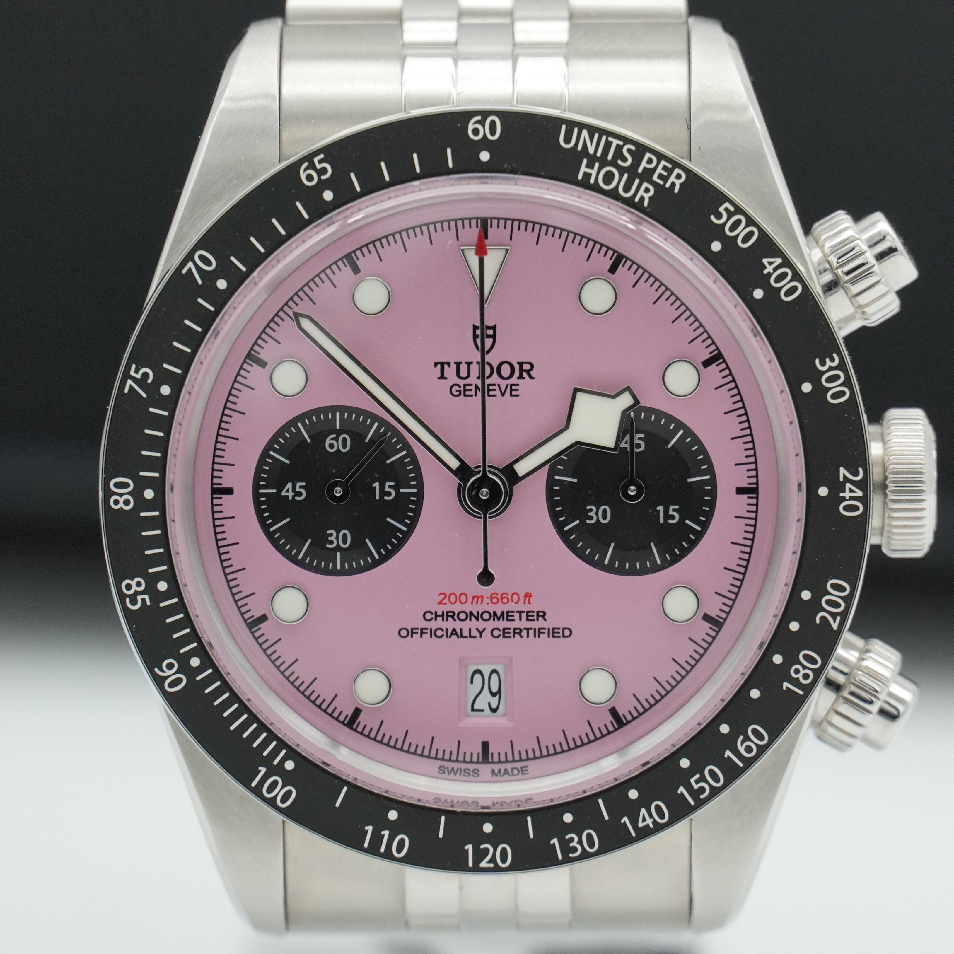 Tudor Black Bay Chrono Miami Pink