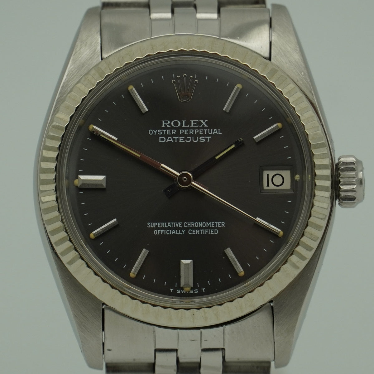 Rolex 6827 – Frontansicht des angebotenen Exemplars
