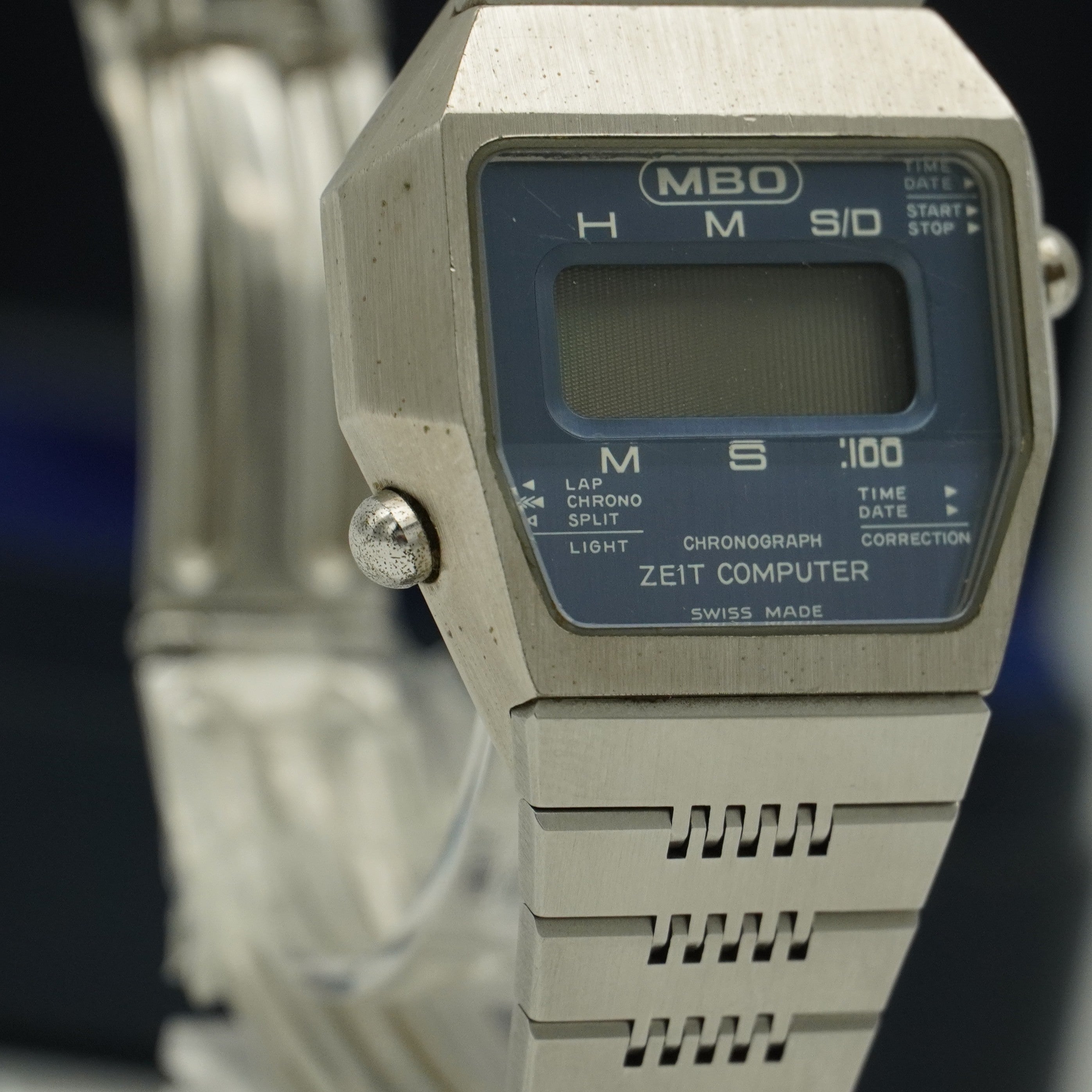 MBO München „Zeit Computer“ LCD-Chronograph