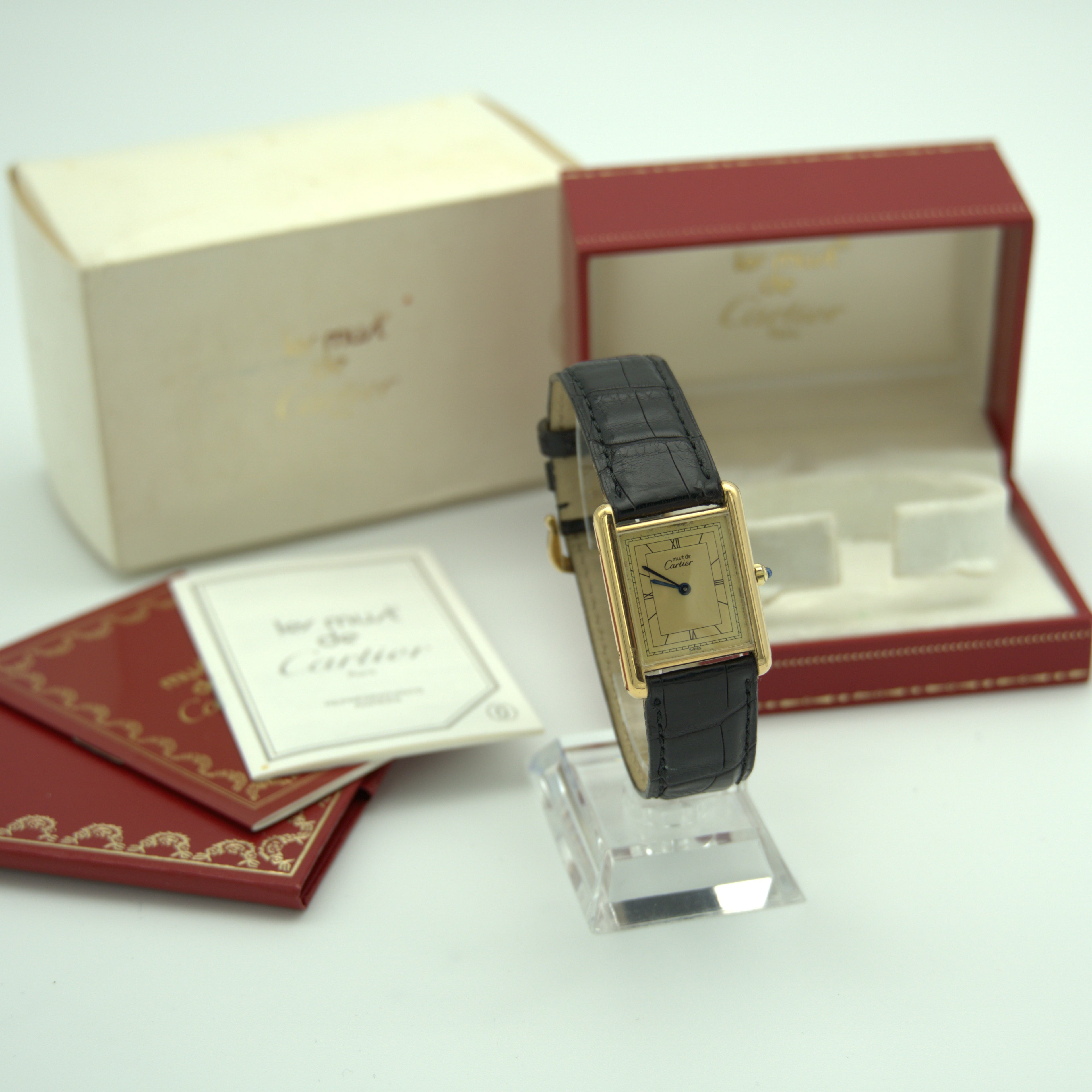 Vintage Cartier Tank Vermeil 23mm x 30mm