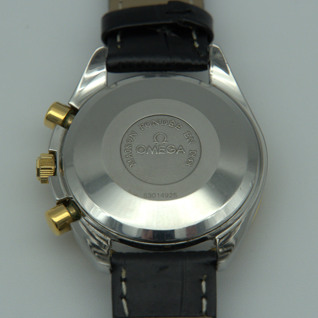 Omega Speedmaster Automatik Mondphase Stahl/Gold