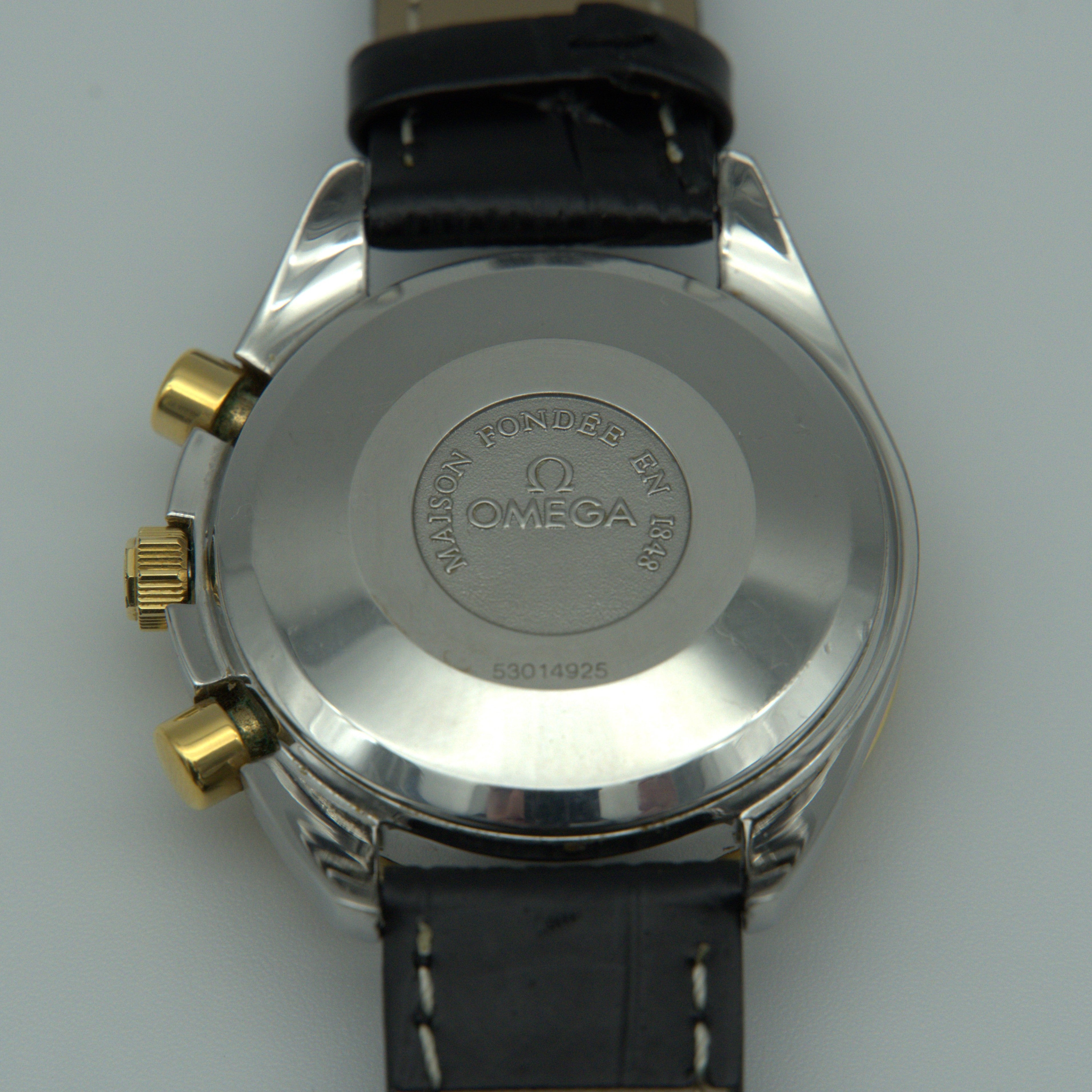 Omega Speedmaster Automatik Mondphase Stahl/Gold