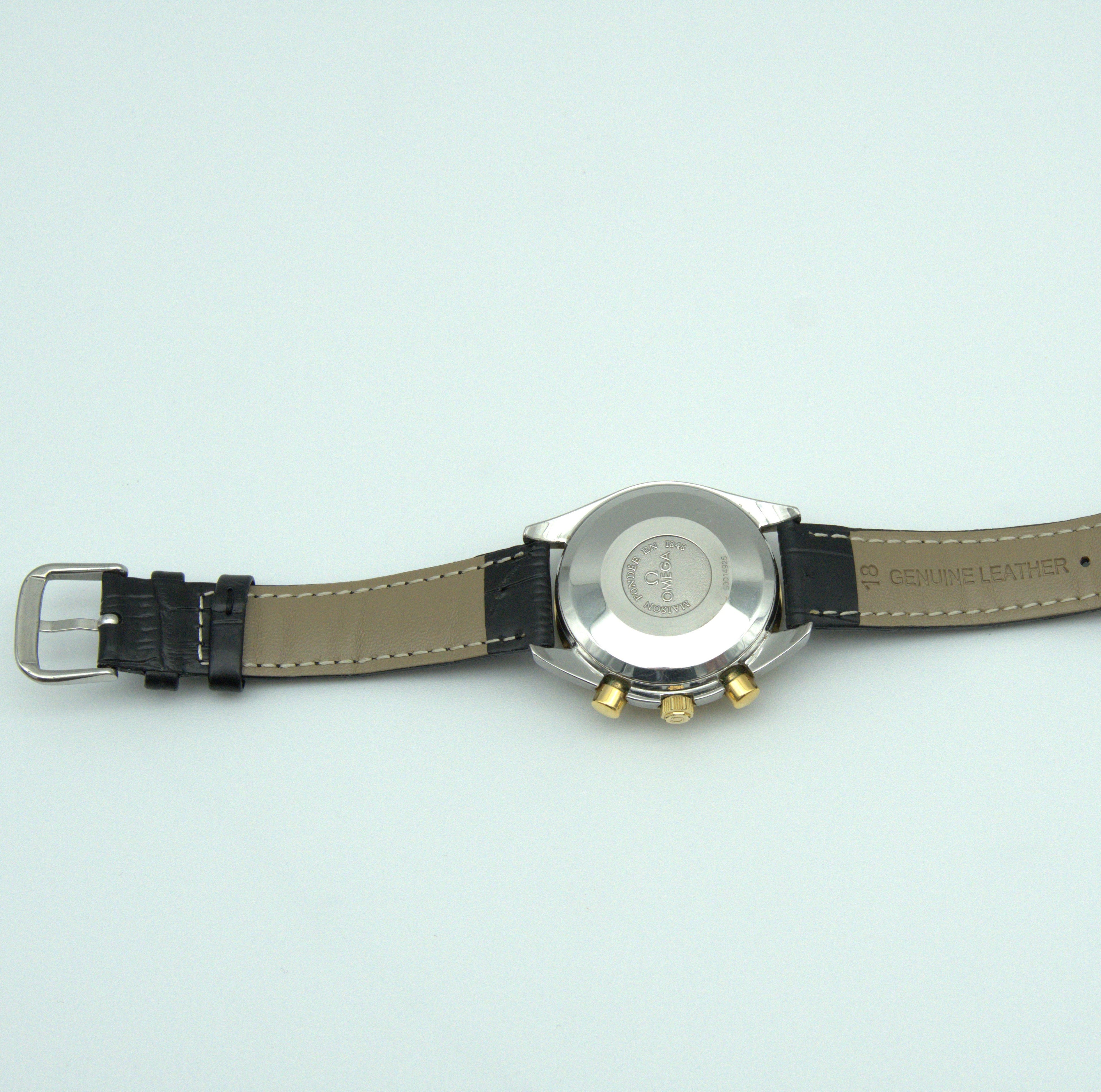 Omega Speedmaster Automatik Mondphase Stahl/Gold