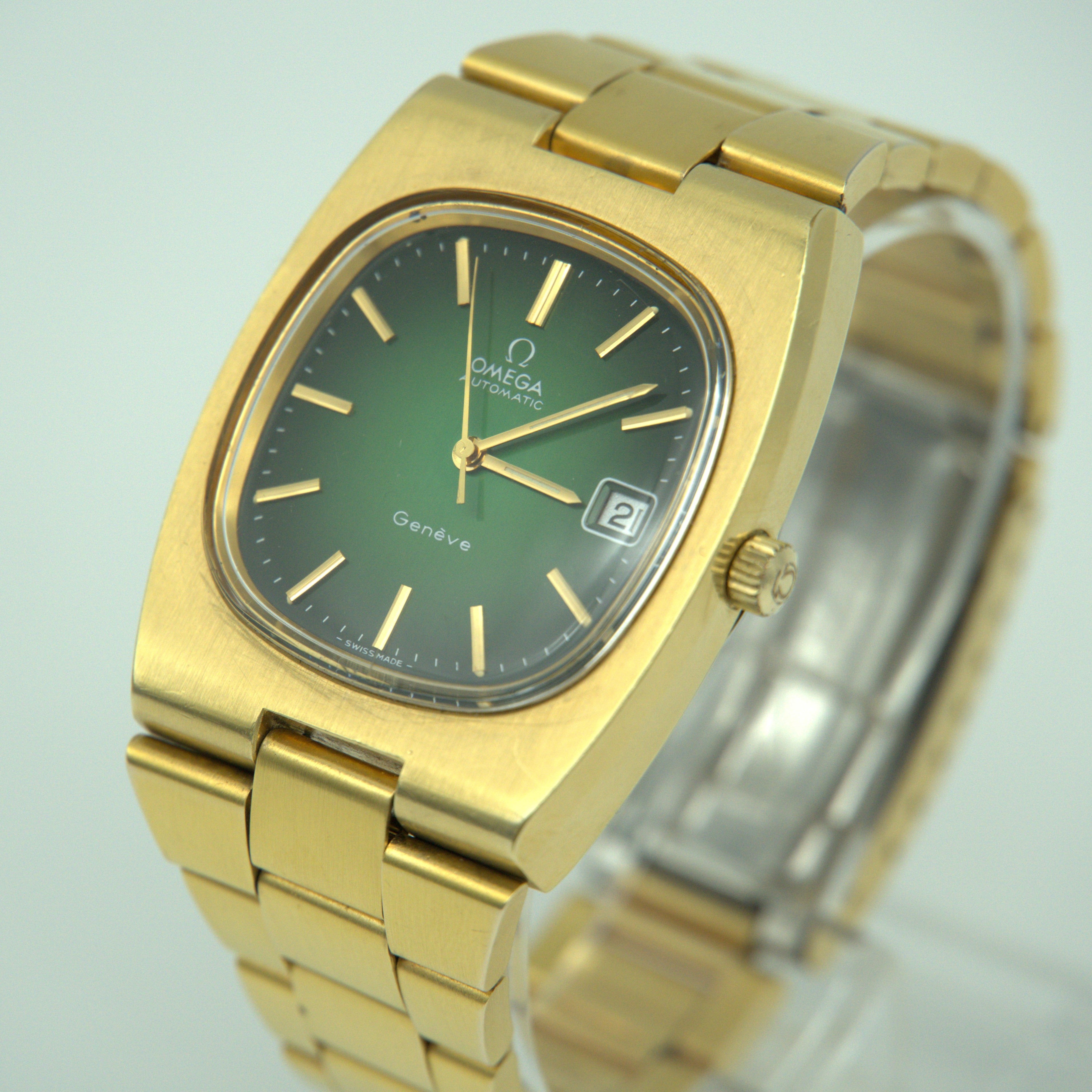 Vintage Omega Genève Gold 36mm 1970er