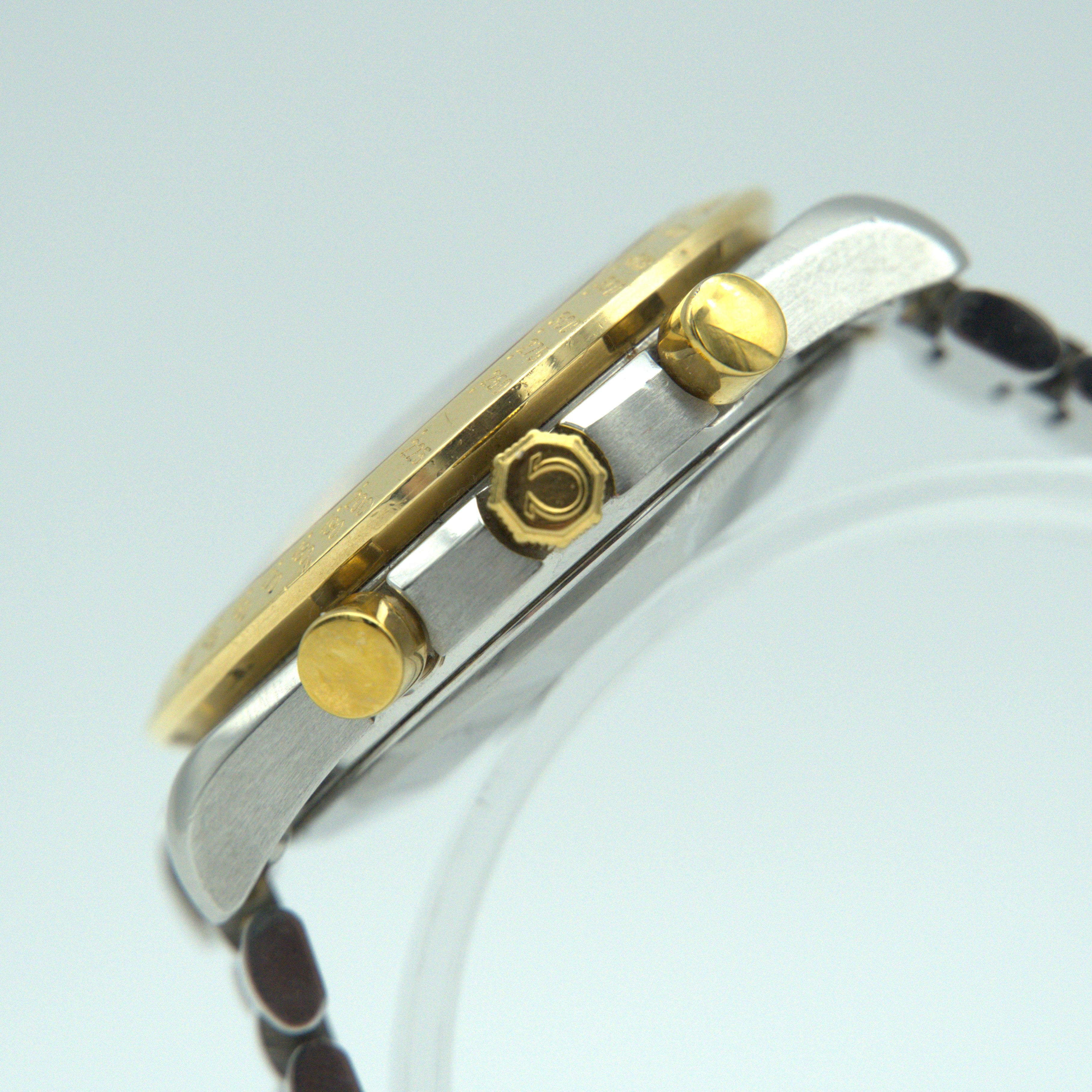 Omega Speedmaster Automatik Datum Stahl/Gold