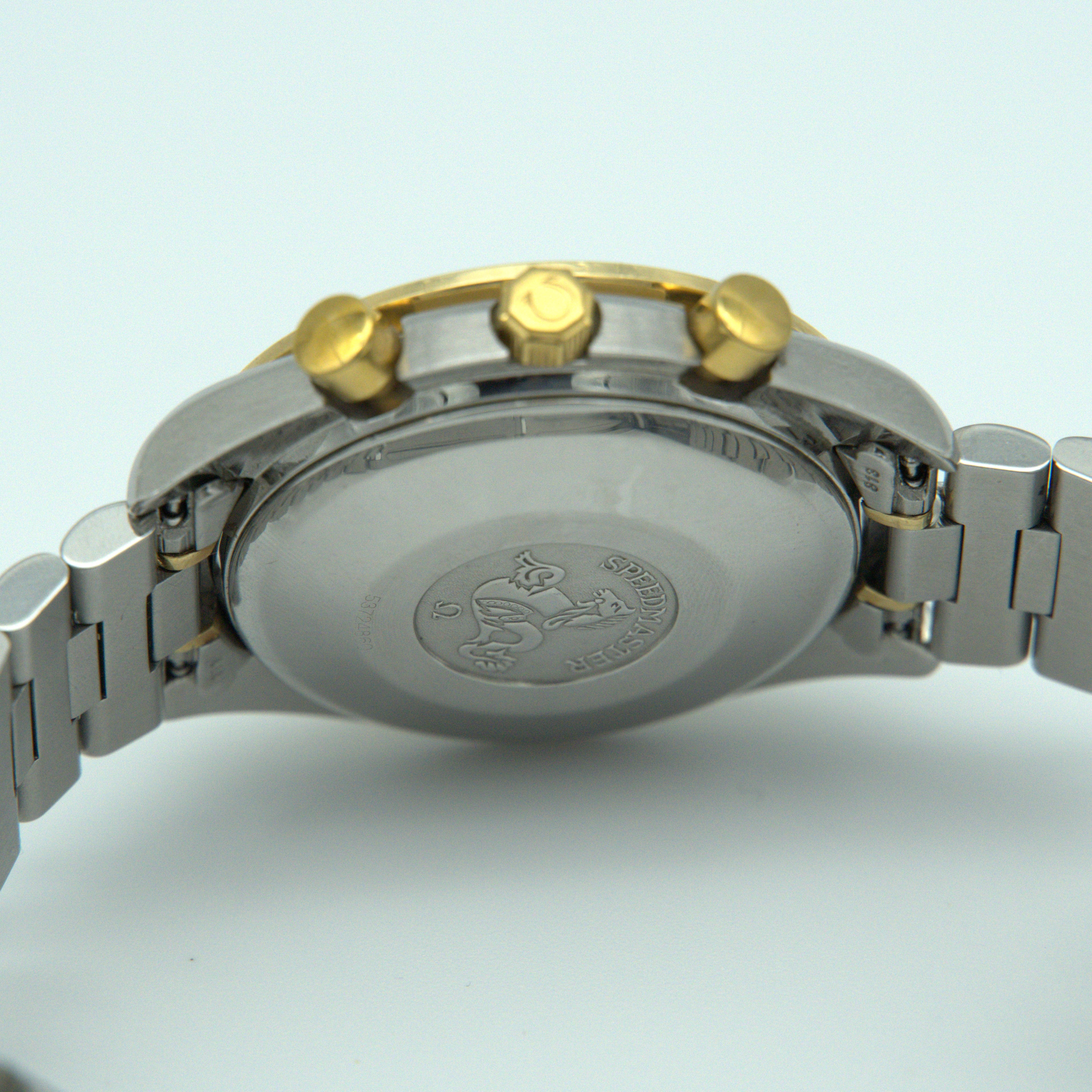 Omega Speedmaster Automatik Datum Stahl/Gold