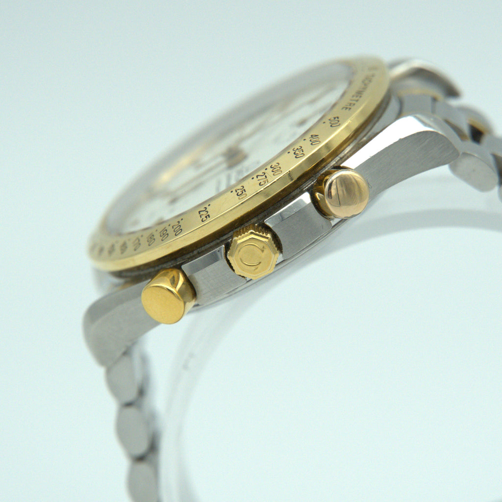 Omega Speedmaster Automatik Datum Stahl/Gold