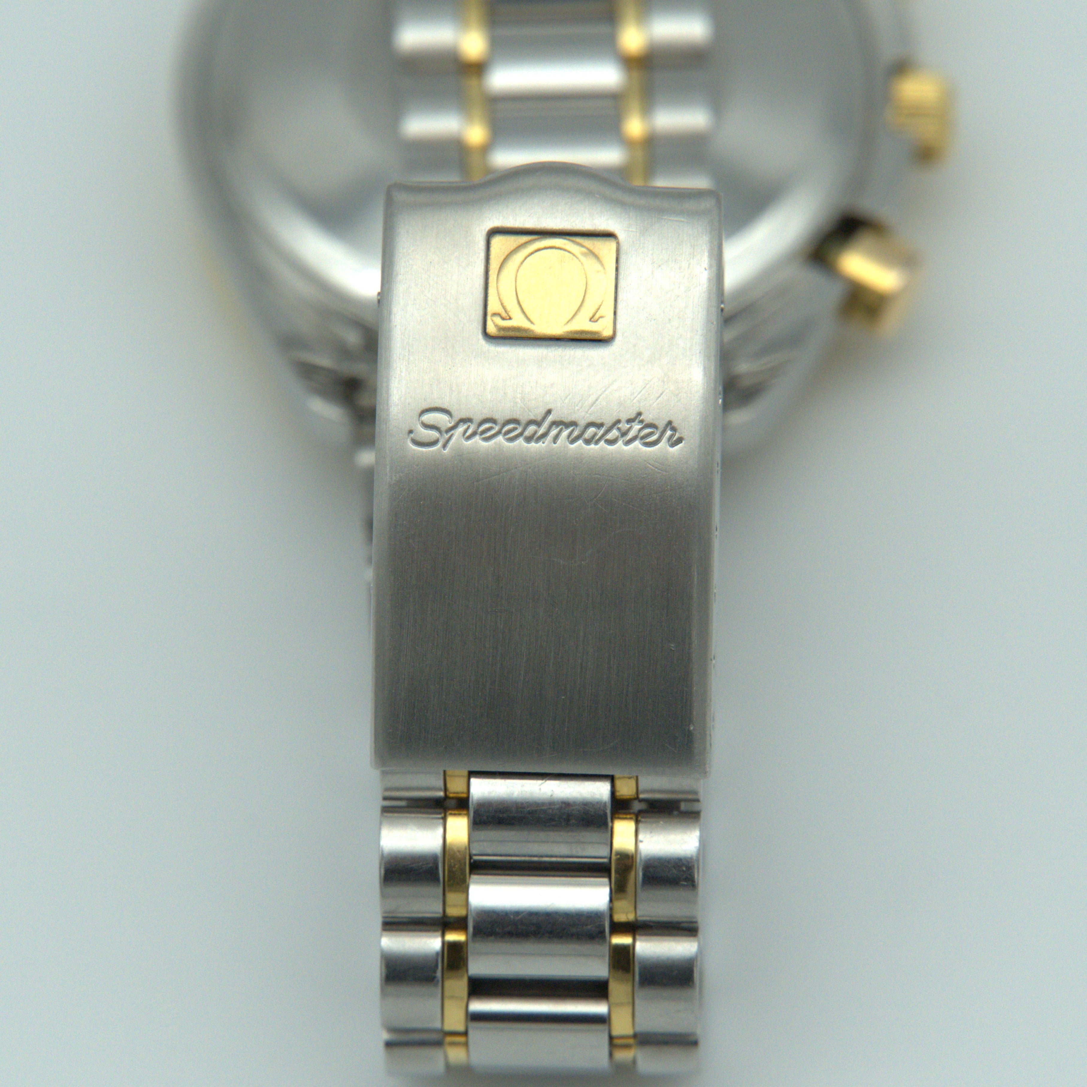 Omega Speedmaster Automatik Datum Stahl/Gold
