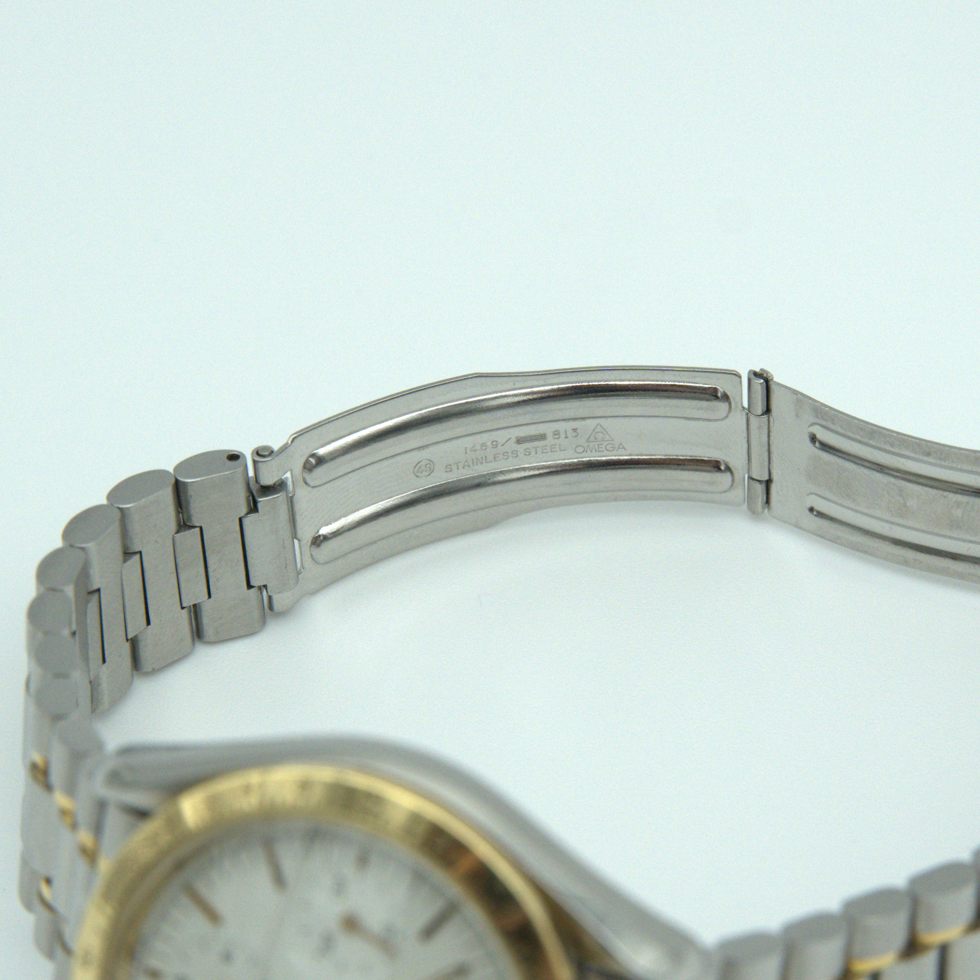 Omega Speedmaster Automatik Datum Stahl/Gold