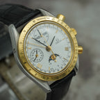 Omega Speedmaster Automatik Mondphase Stahl/Gold