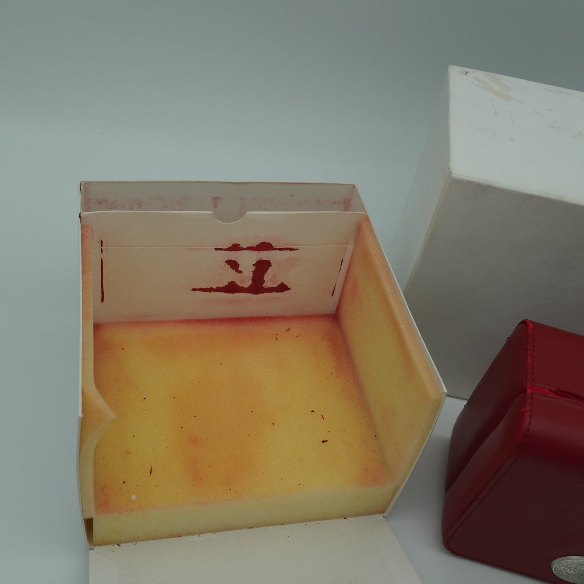 Vintage Omega Box mit Karton