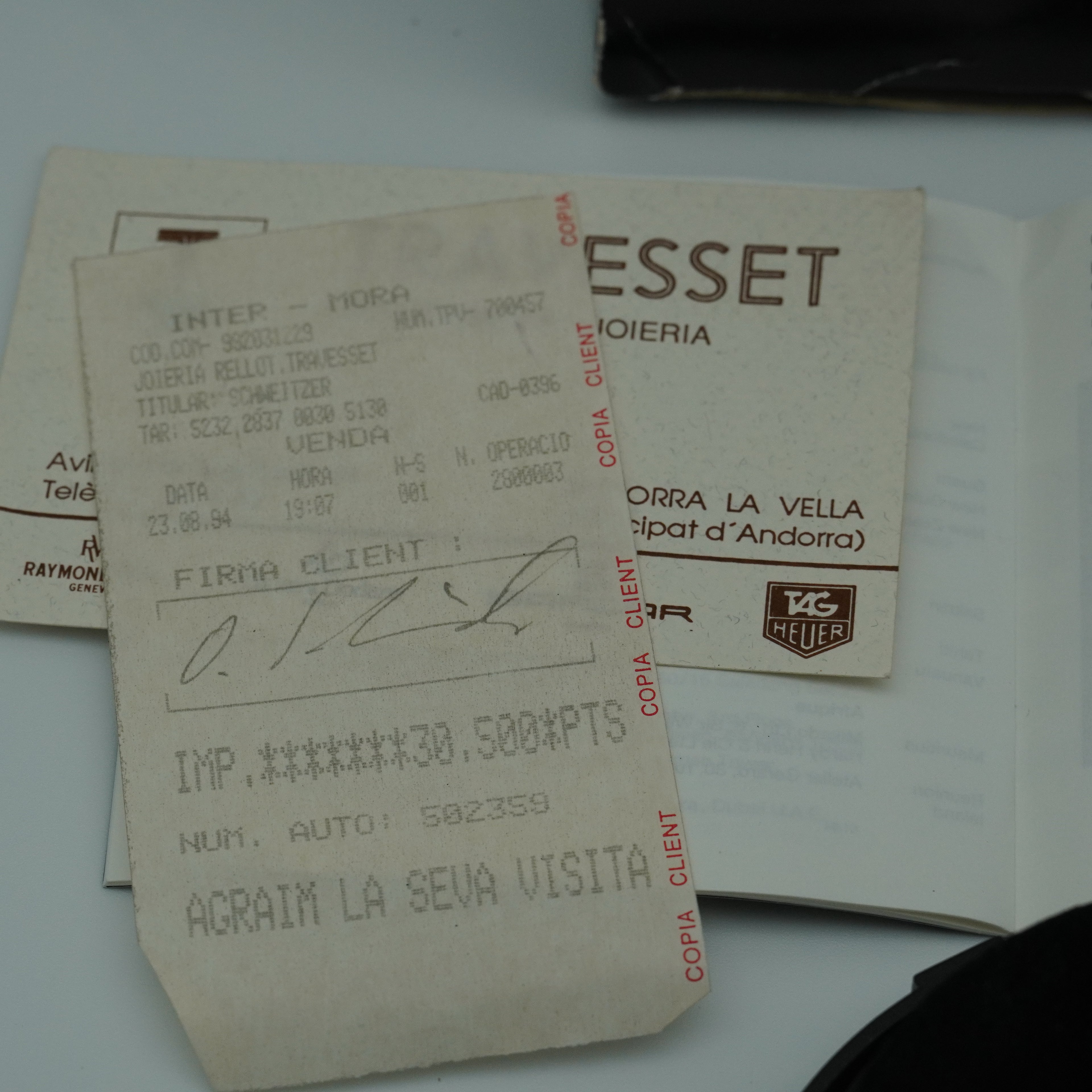 Vintage Tag Heuer Formula 1