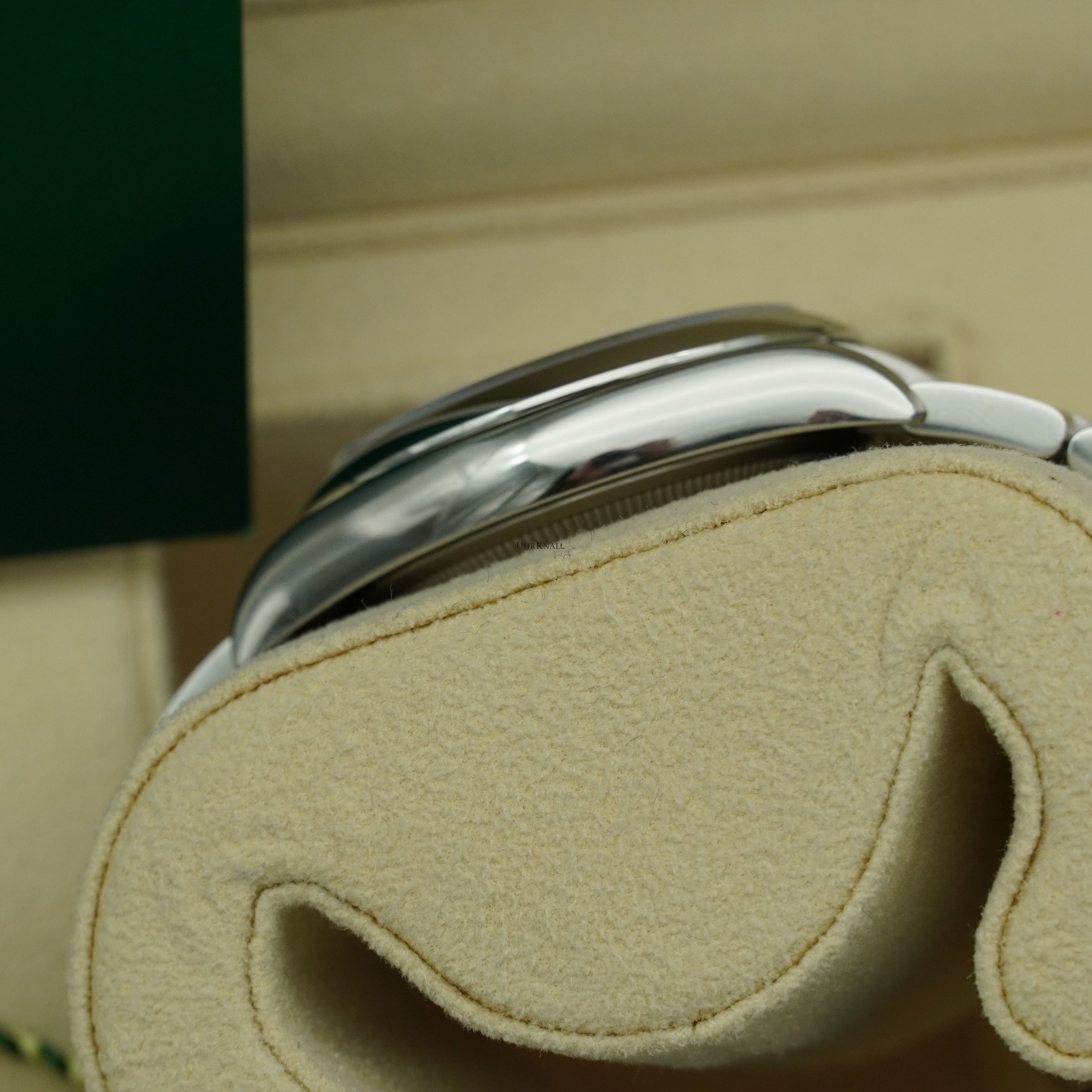 Rolex Oyster Perpetual Grün 36mm Ungetragen