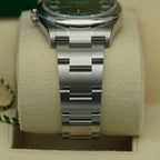 Rolex Oyster Perpetual Grün 36mm Ungetragen