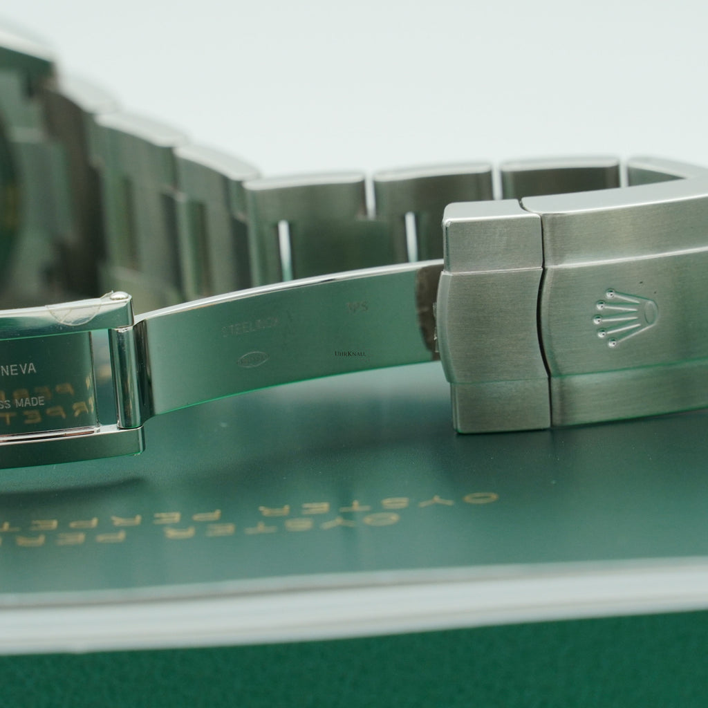 Rolex Oyster Perpetual Grün 36mm Ungetragen