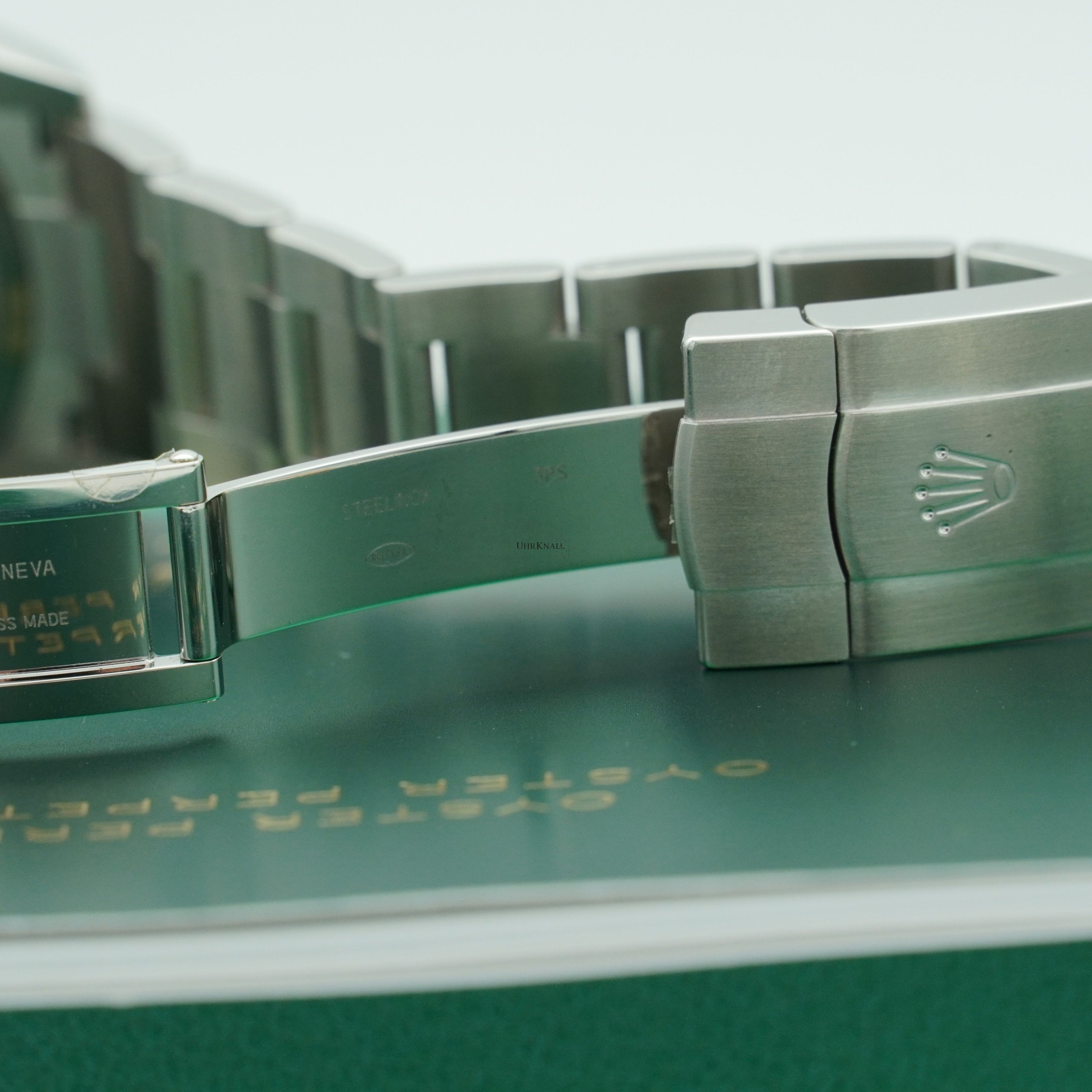 Rolex Oyster Perpetual Grün 36mm Ungetragen