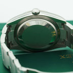 Rolex Oyster Perpetual Grün 36mm Ungetragen