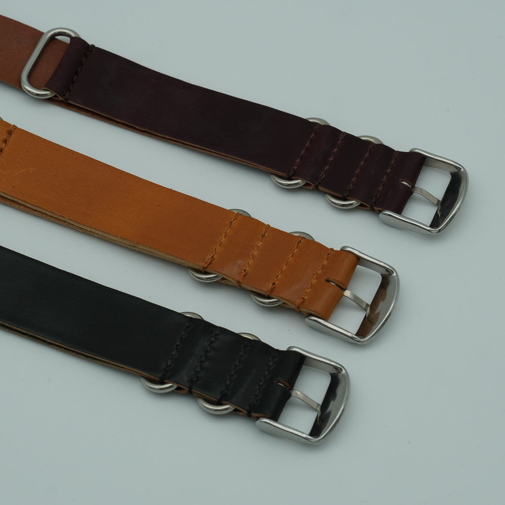 Shell Cordovan Lederband