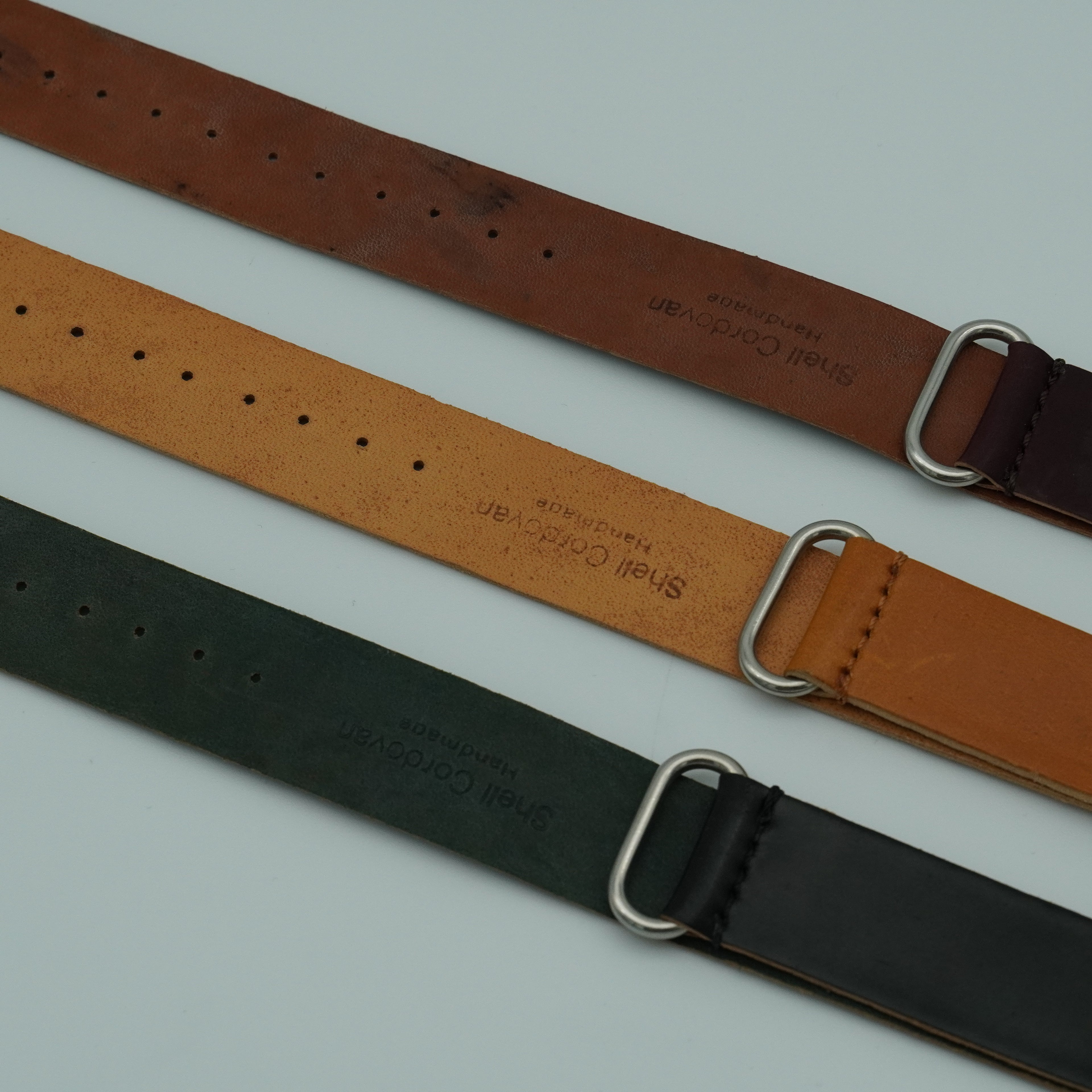 Shell Cordovan Lederband