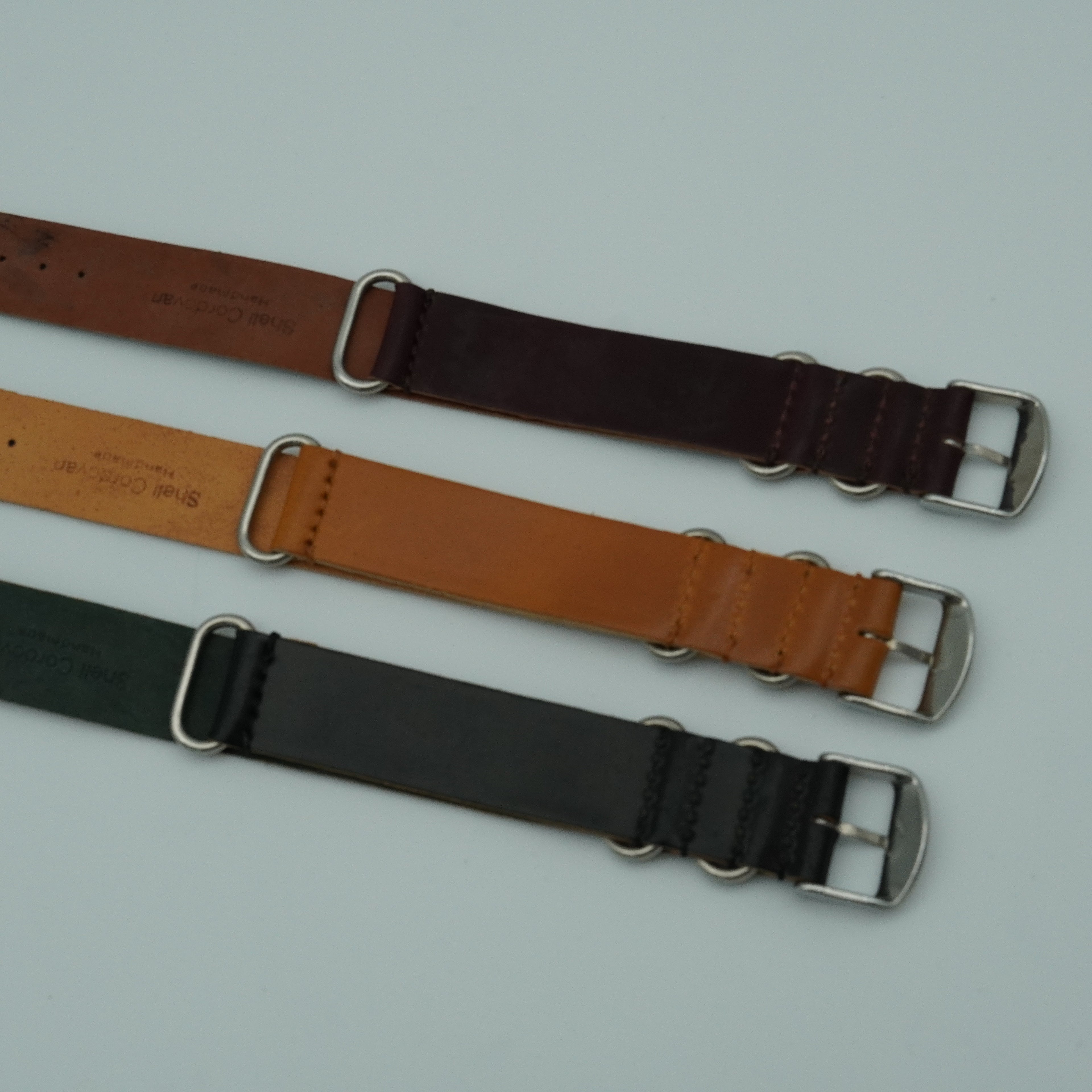 Shell Cordovan Lederband