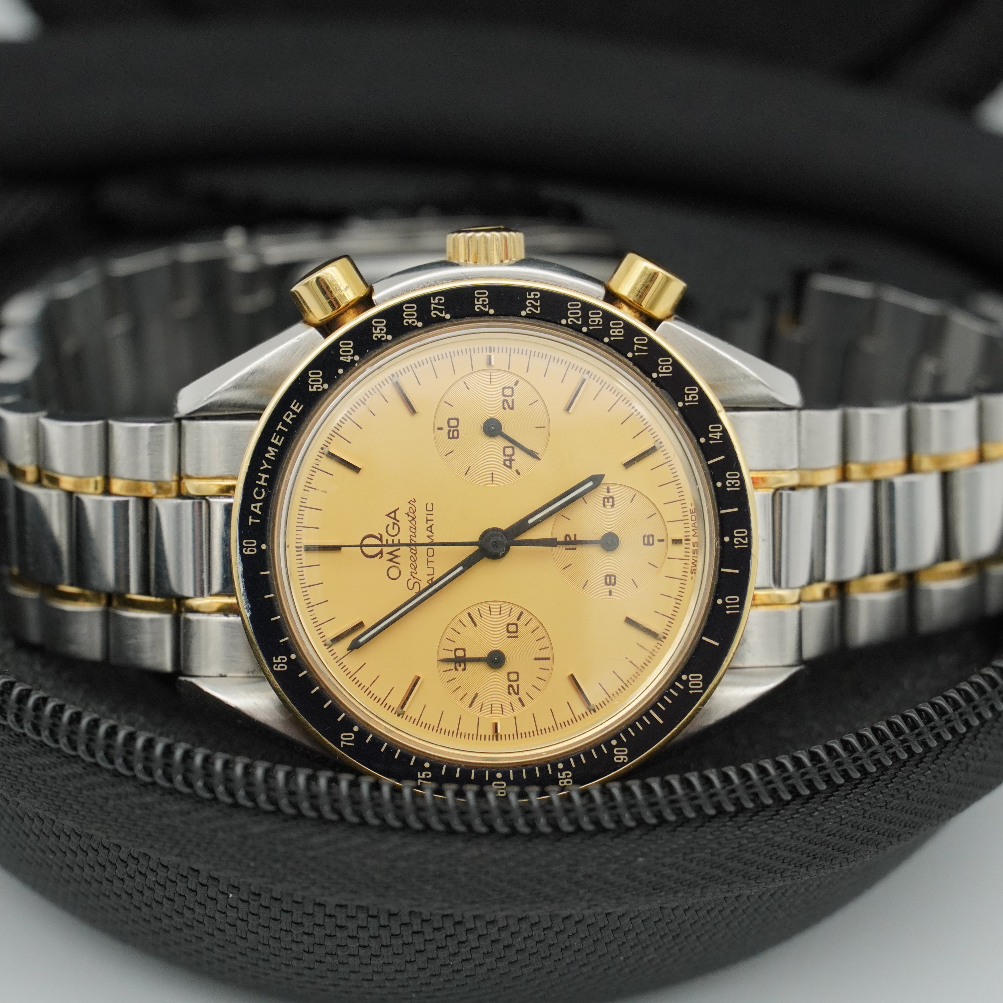Omega Speedmaster Automatik Stahl/Gold 39mm