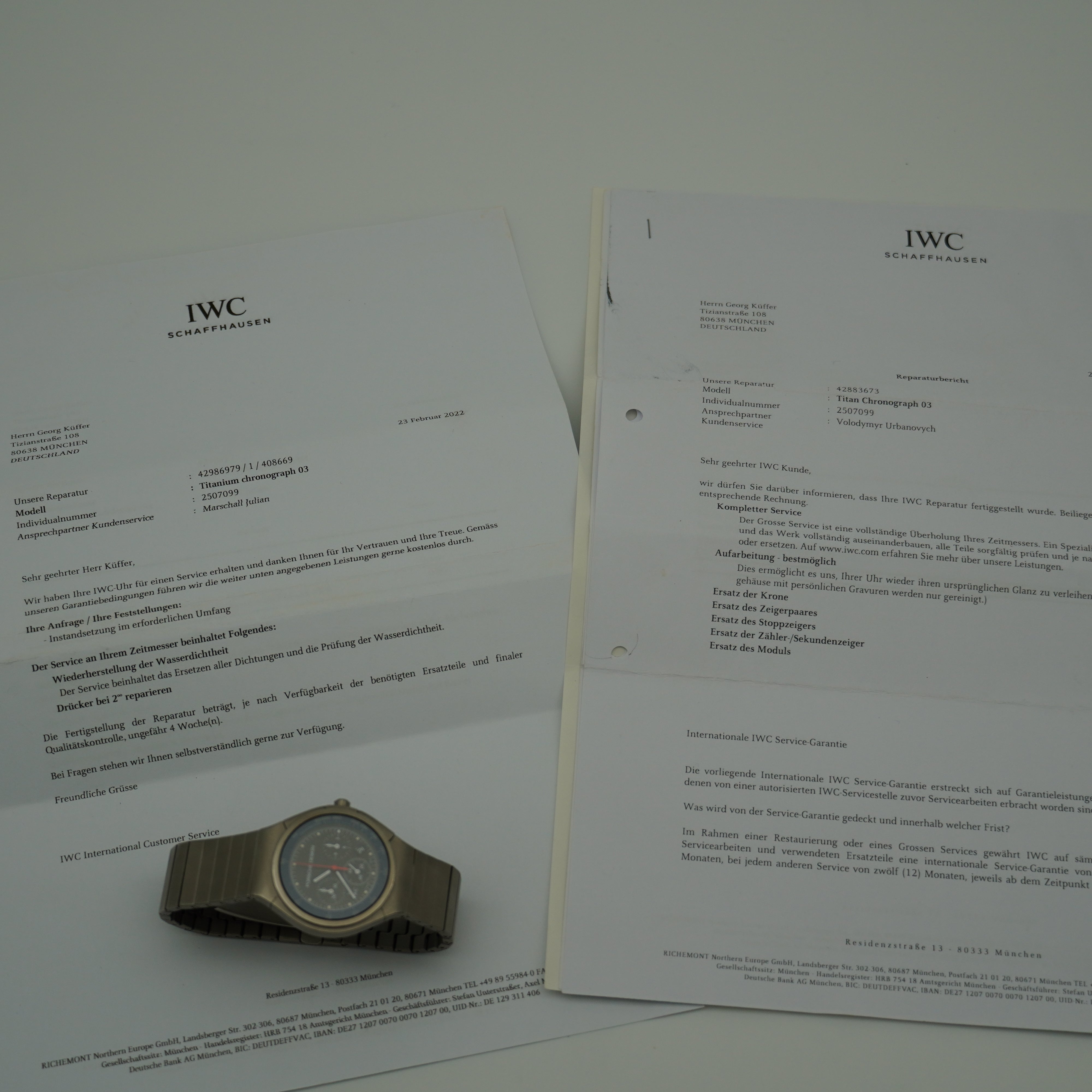 IWC Porsche Design Titan Chronograph