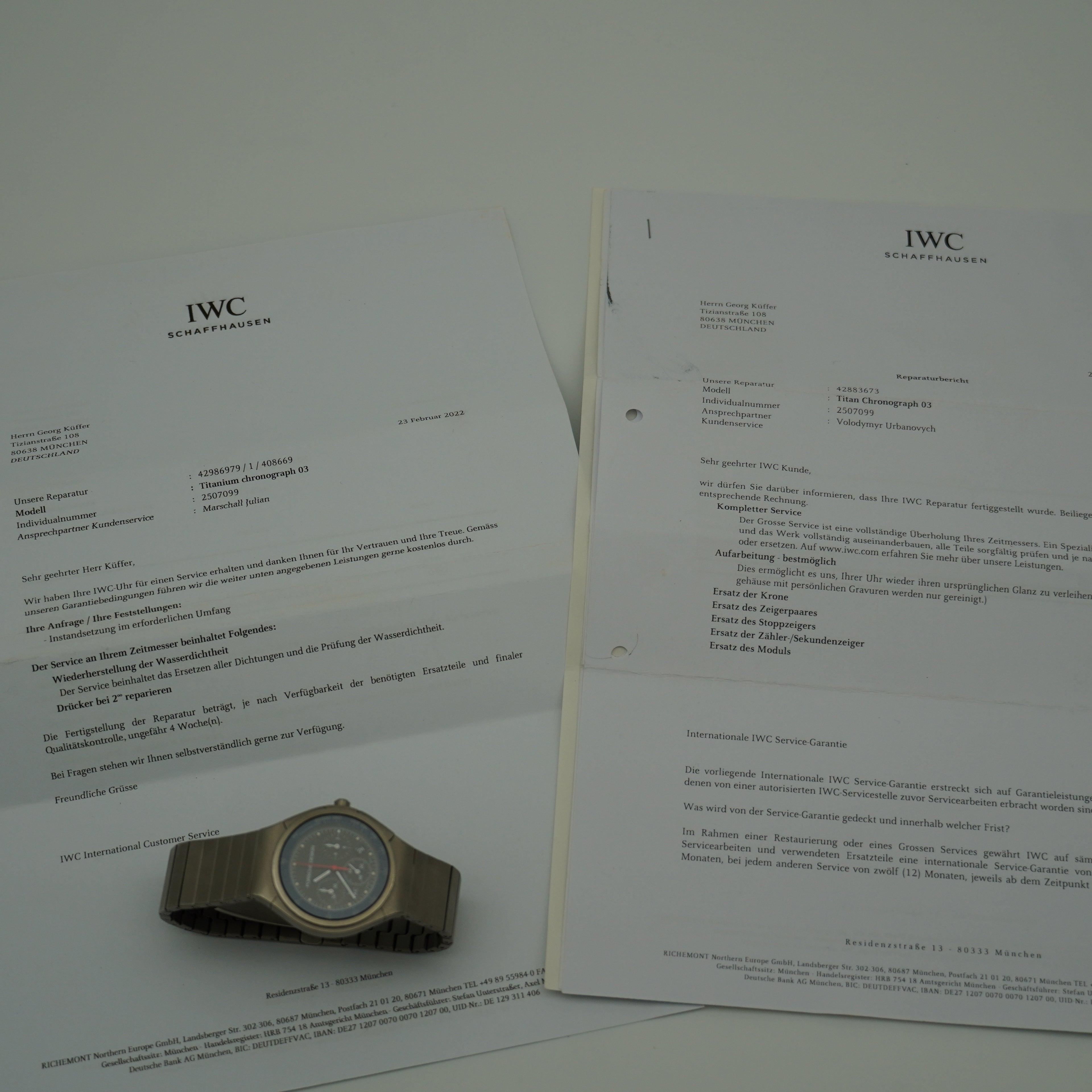 IWC Porsche Design Titan Chronograph