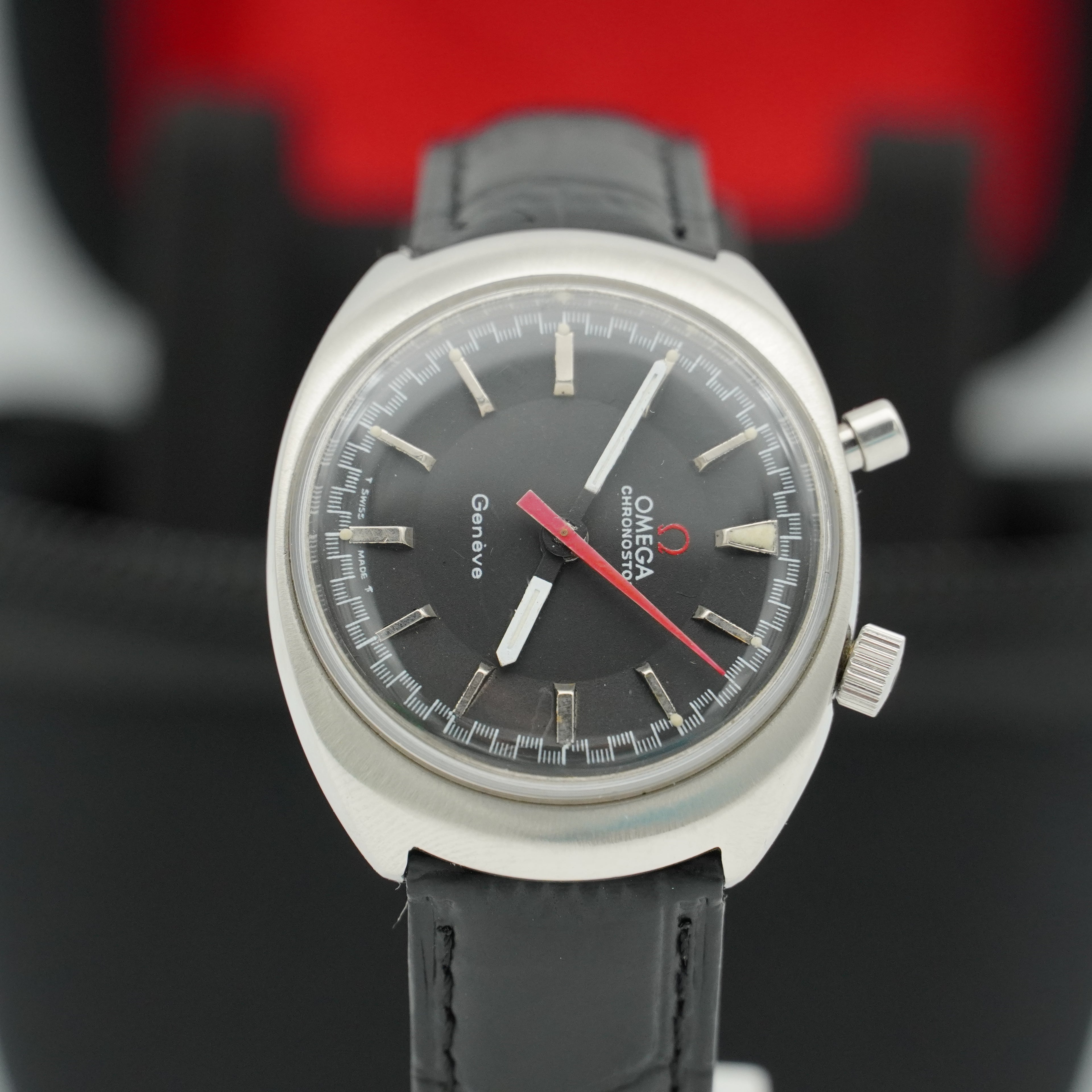 Vintage Omega Chronostop Driver Chronograph / 90 Grad Zifferblatt