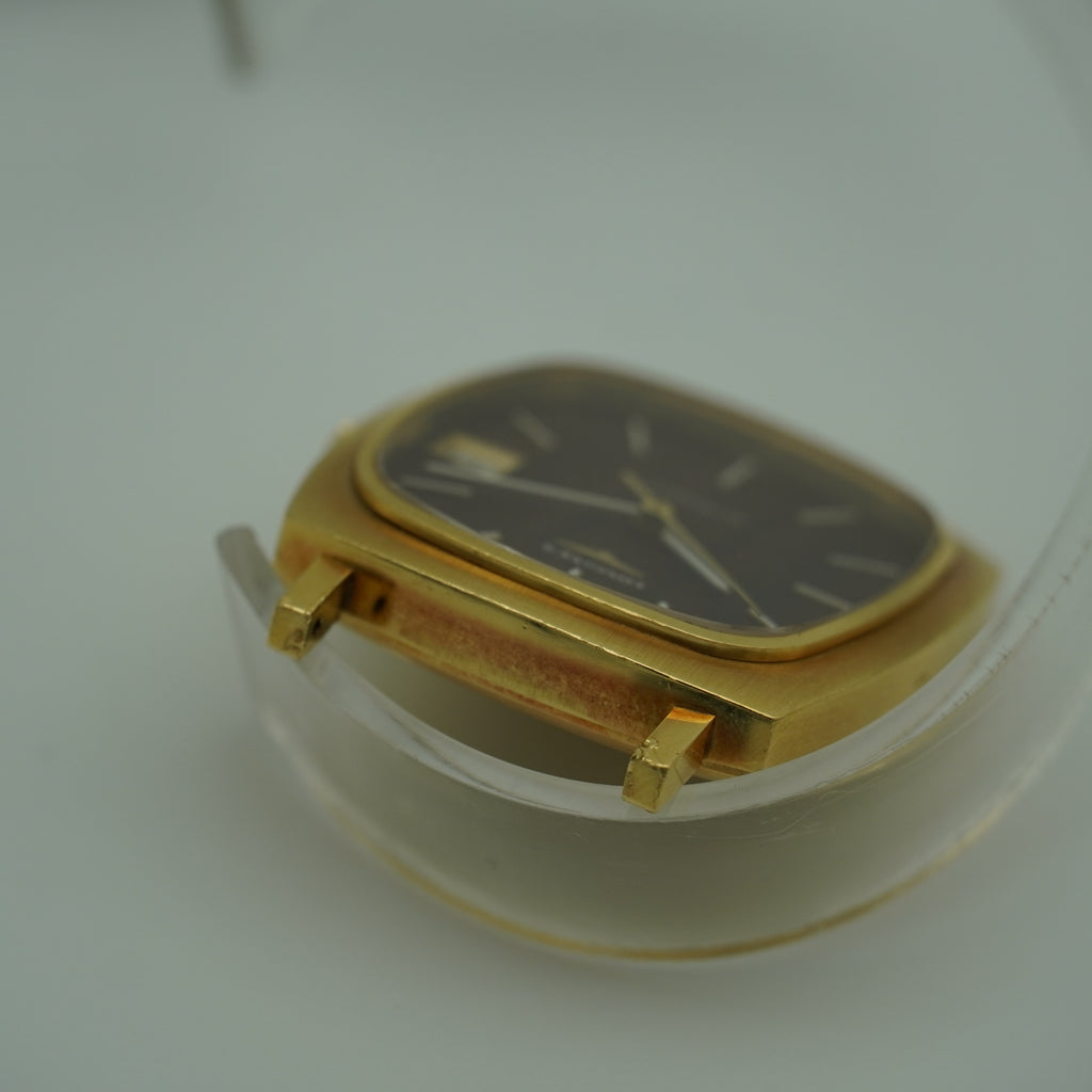 Longines 18K Gelbgold Wood Dial