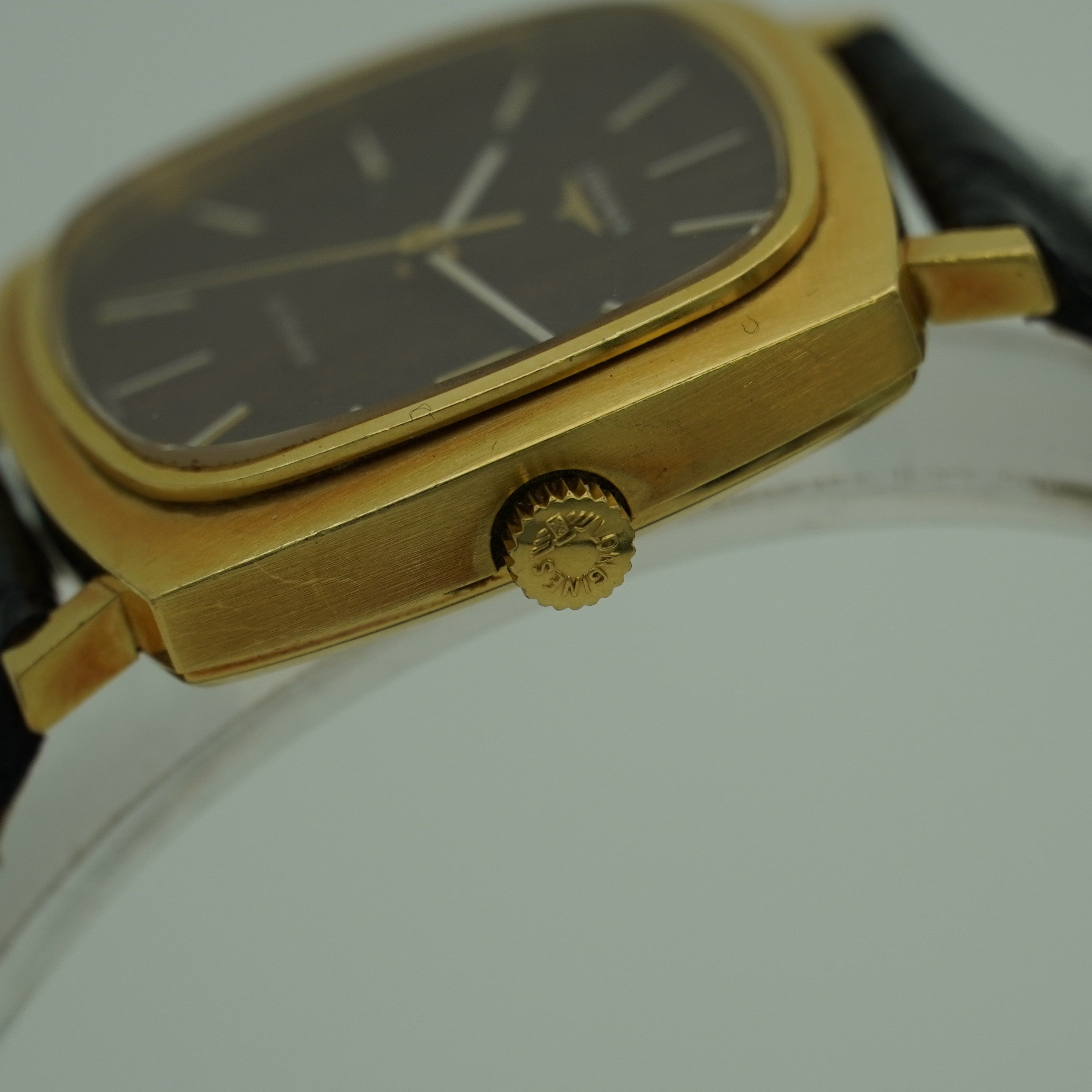 Longines 18K Gelbgold Wood Dial