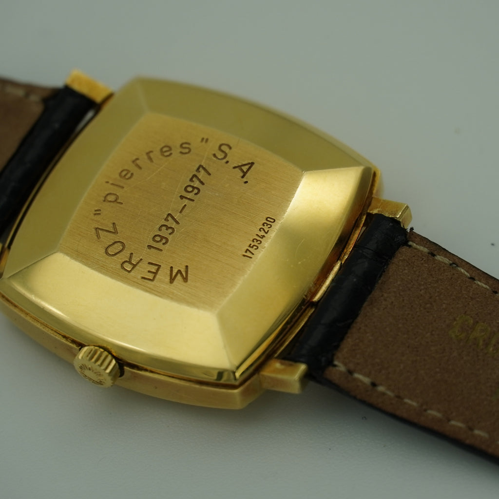 Longines 18K Gelbgold Wood Dial
