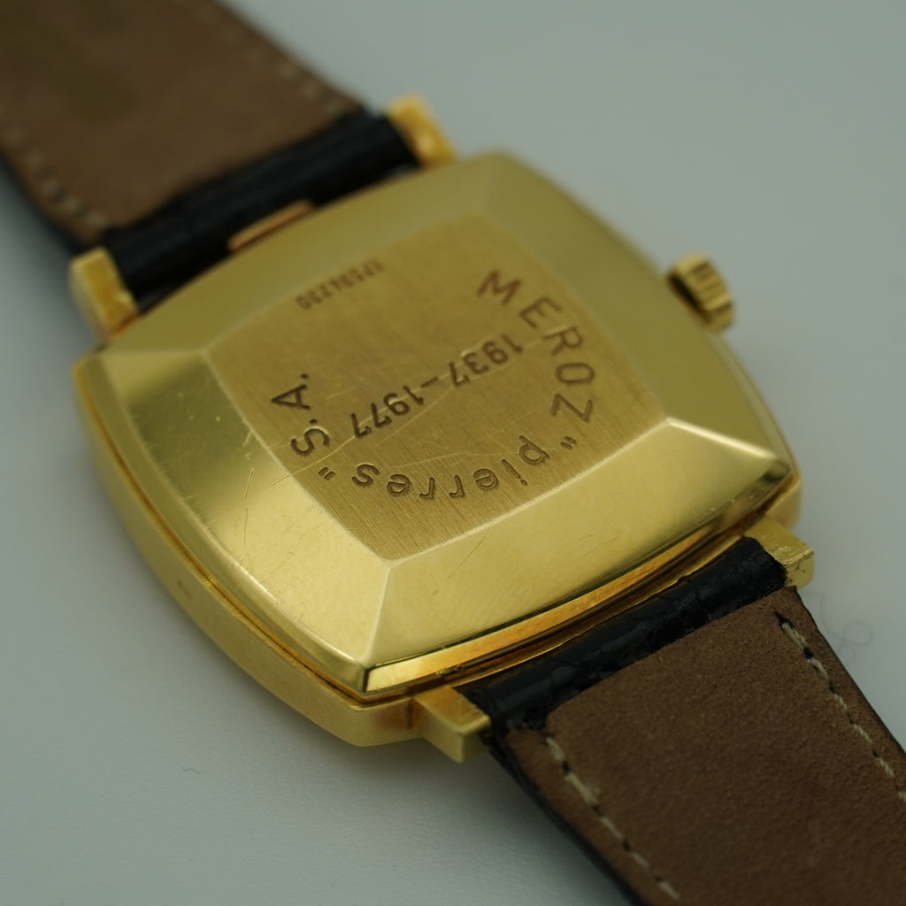 Longines 18K Gelbgold Wood Dial