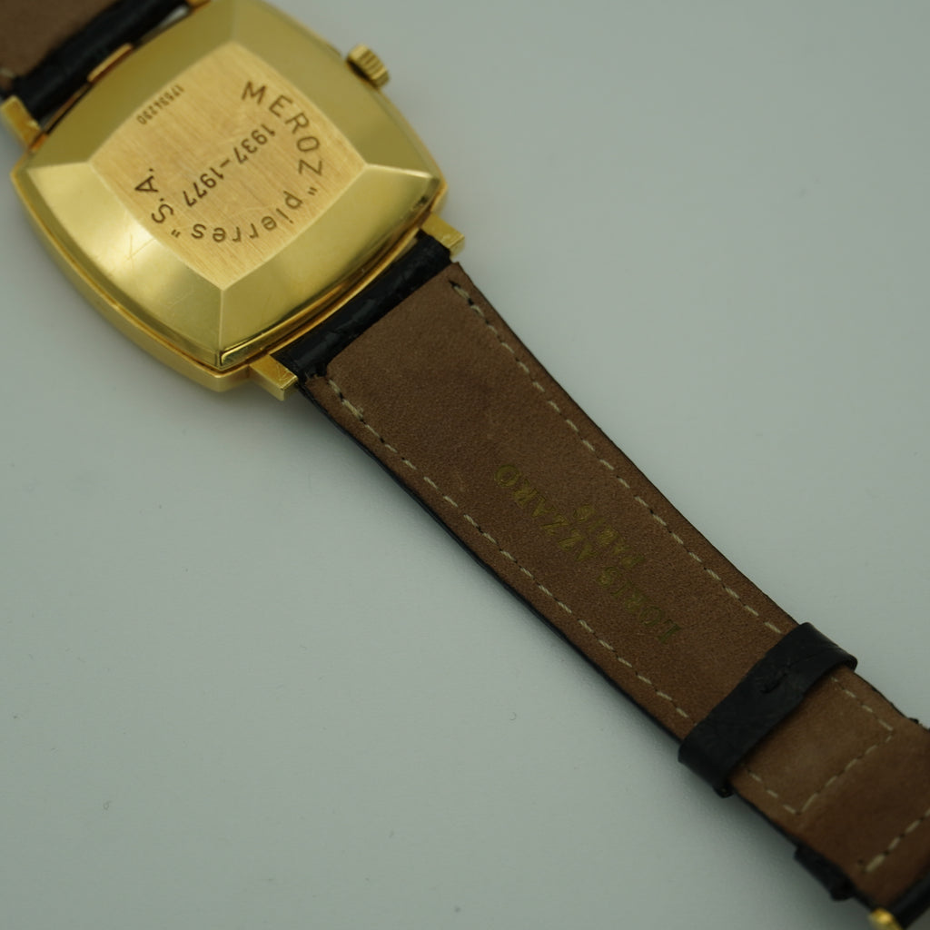 Longines 18K Gelbgold Wood Dial