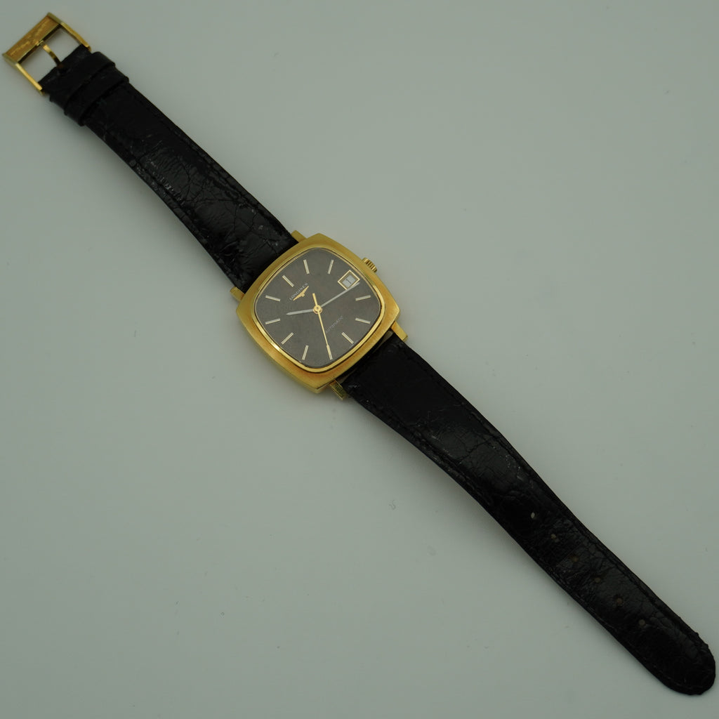 Longines 18K Gelbgold Wood Dial