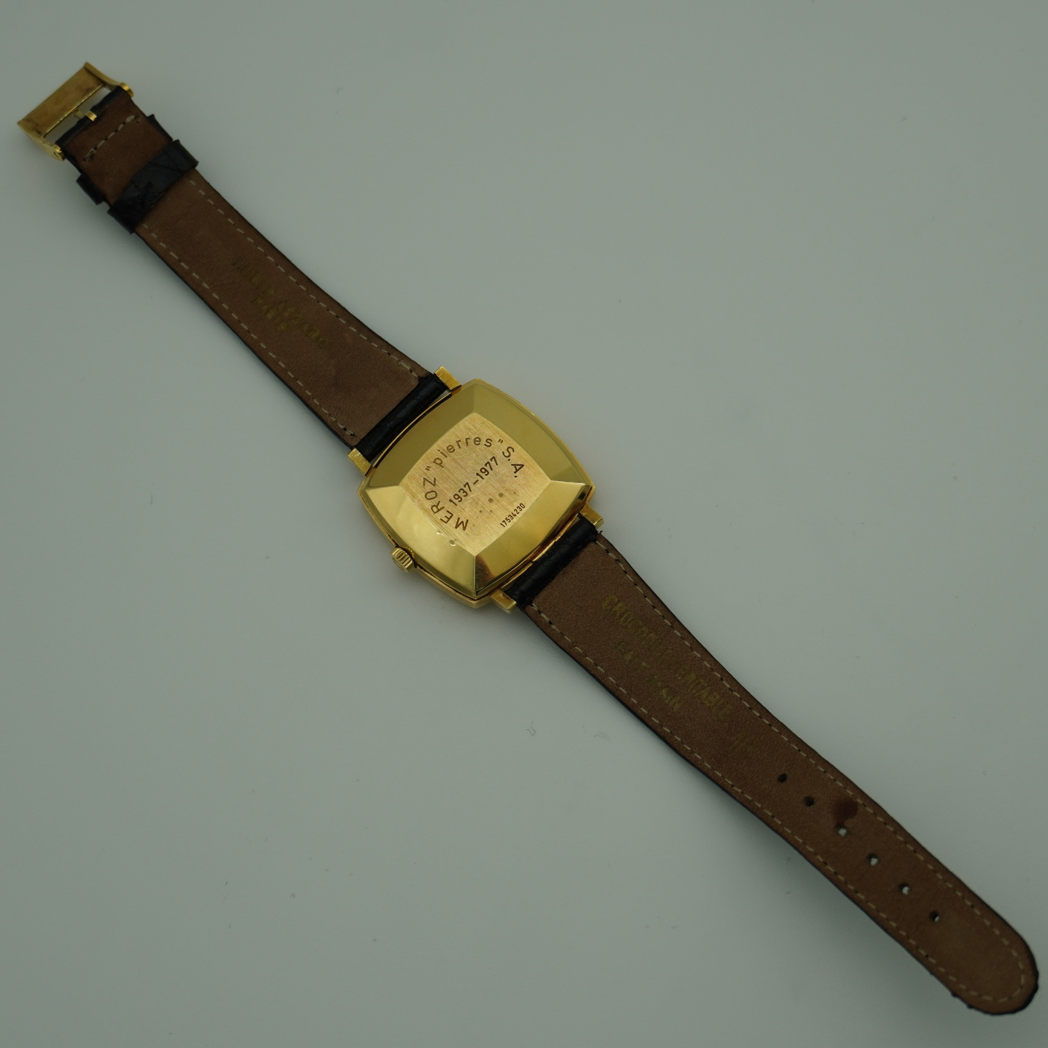 Longines 18K Gelbgold Wood Dial