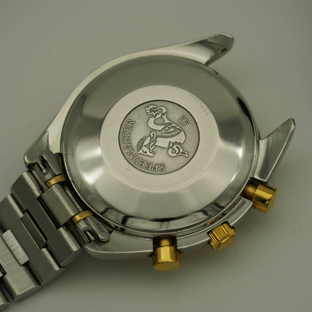 Omega Speedmaster Automatik Datum Stahl/Gold