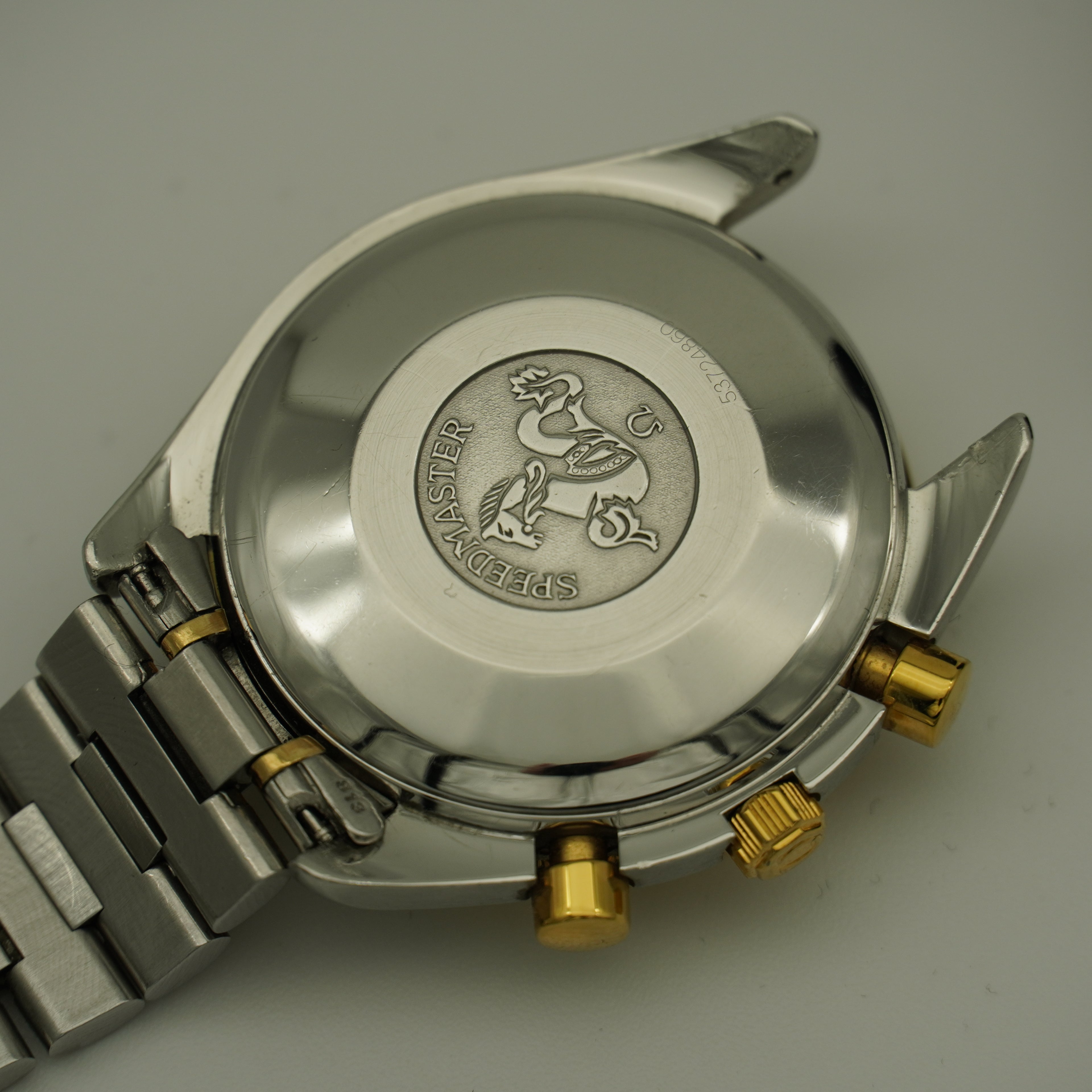 Omega Speedmaster Automatik Datum Stahl/Gold