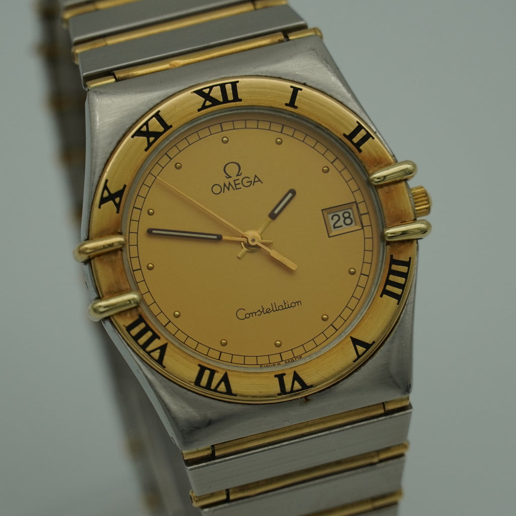 Omega Constellation "Manhattan" 18K Stahl/Gold