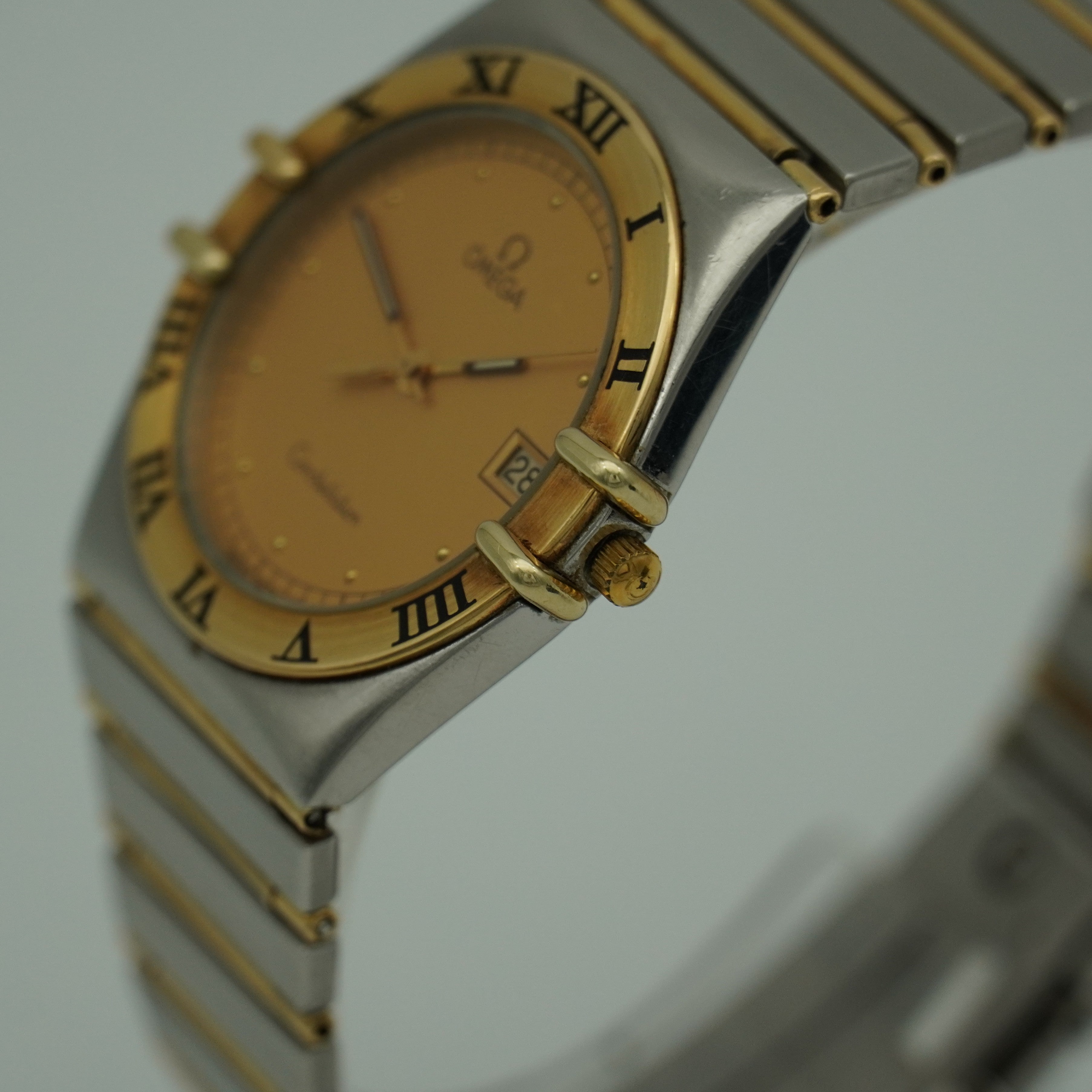 Omega Constellation "Manhattan" 18K Stahl/Gold