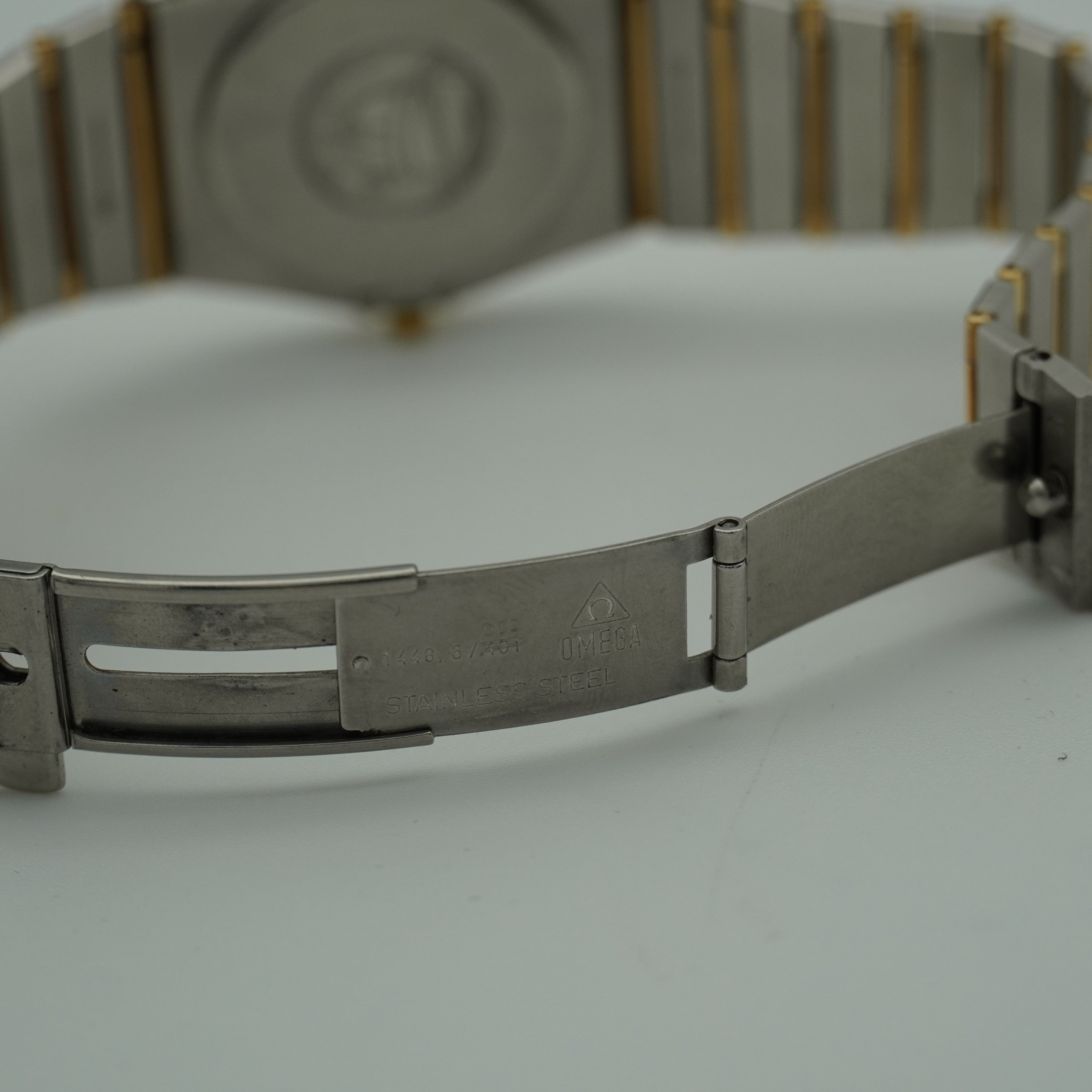 Omega Constellation "Manhattan" 18K Stahl/Gold