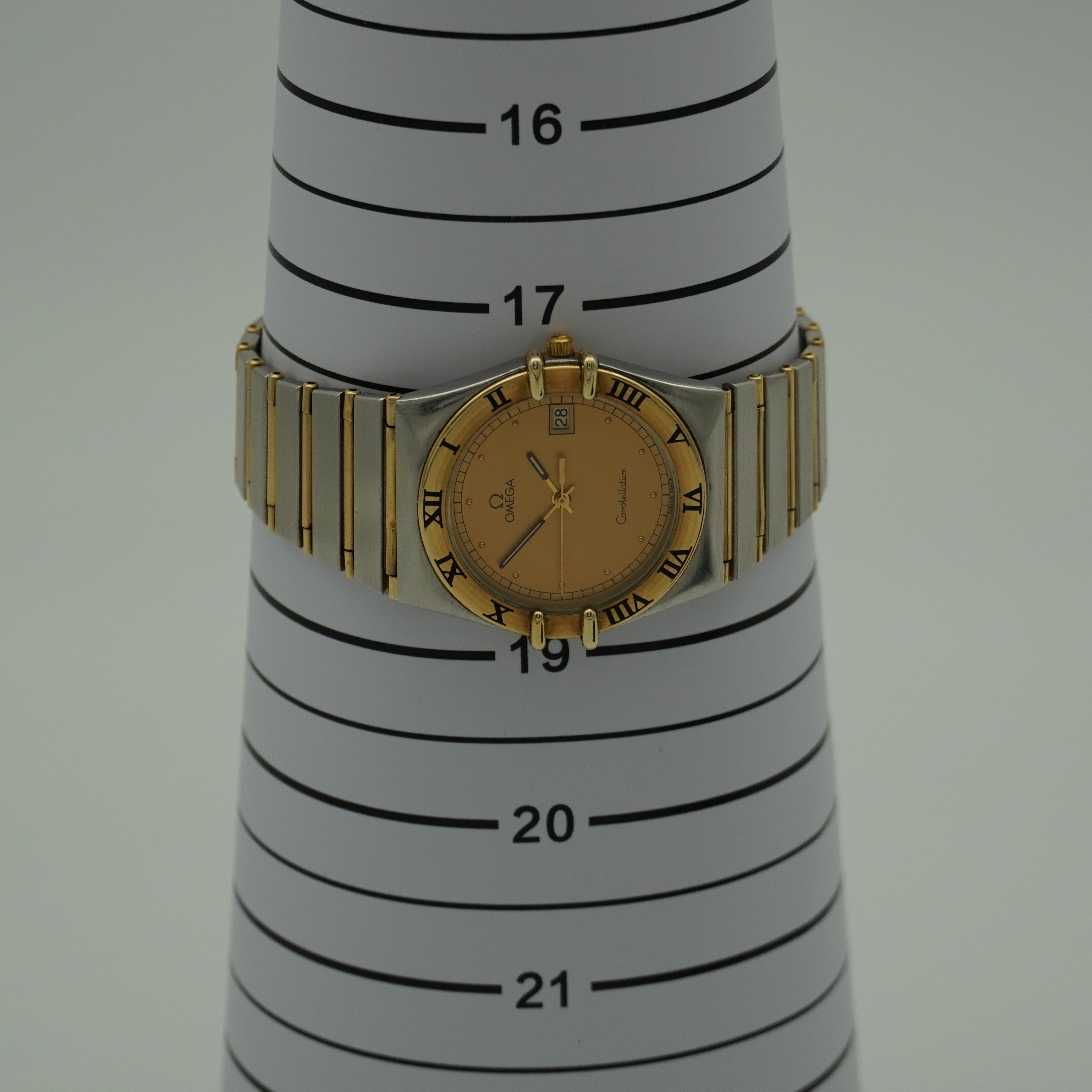 Omega Constellation "Manhattan" 18K Stahl/Gold