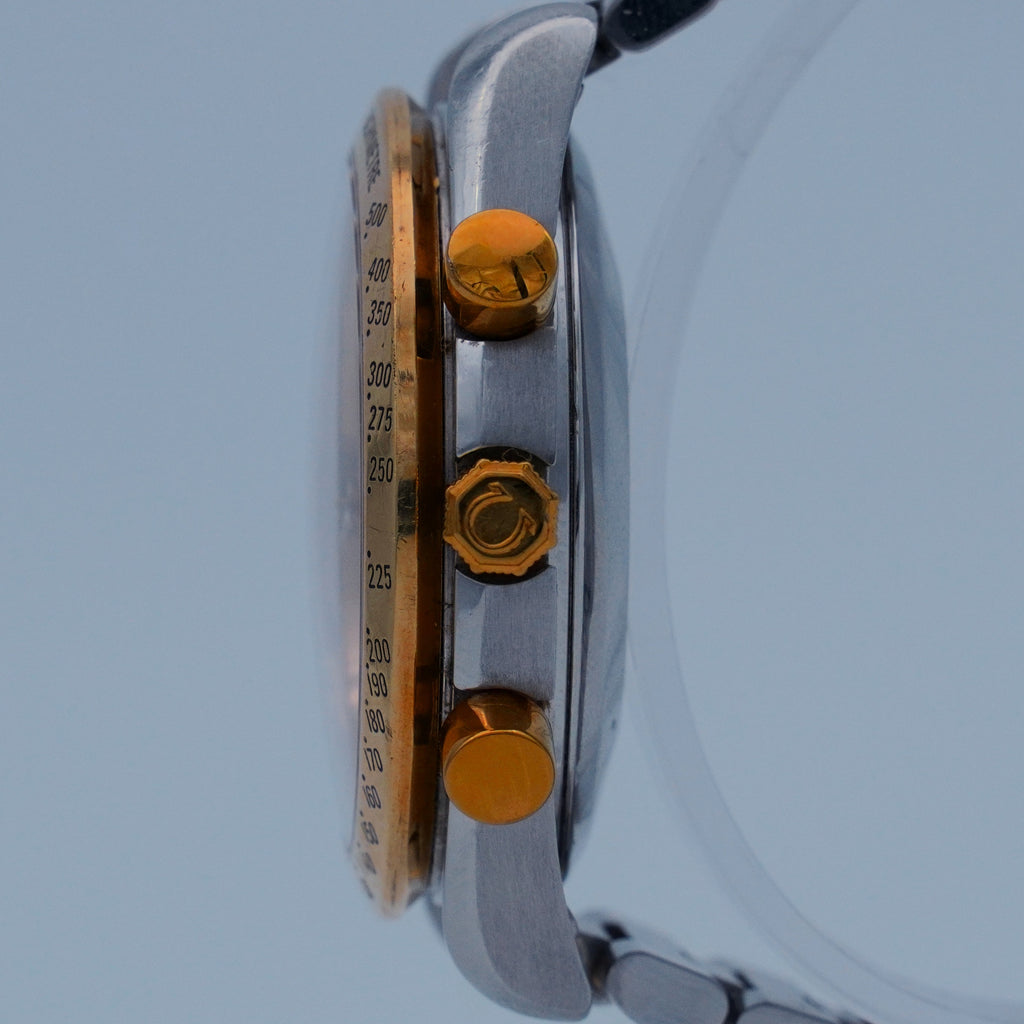 Omega Speedmaster Automatik Datum Stahl/Gold