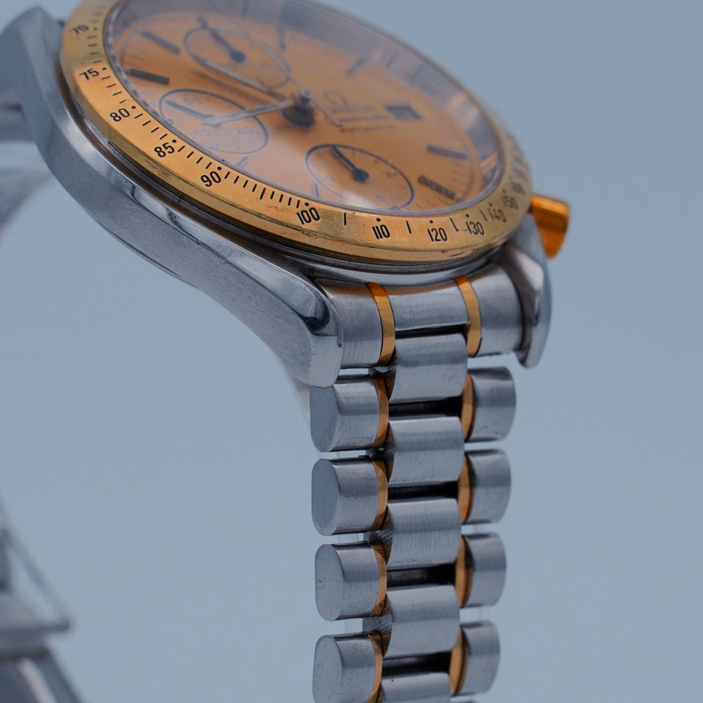 Omega Speedmaster Automatik Datum Stahl/Gold