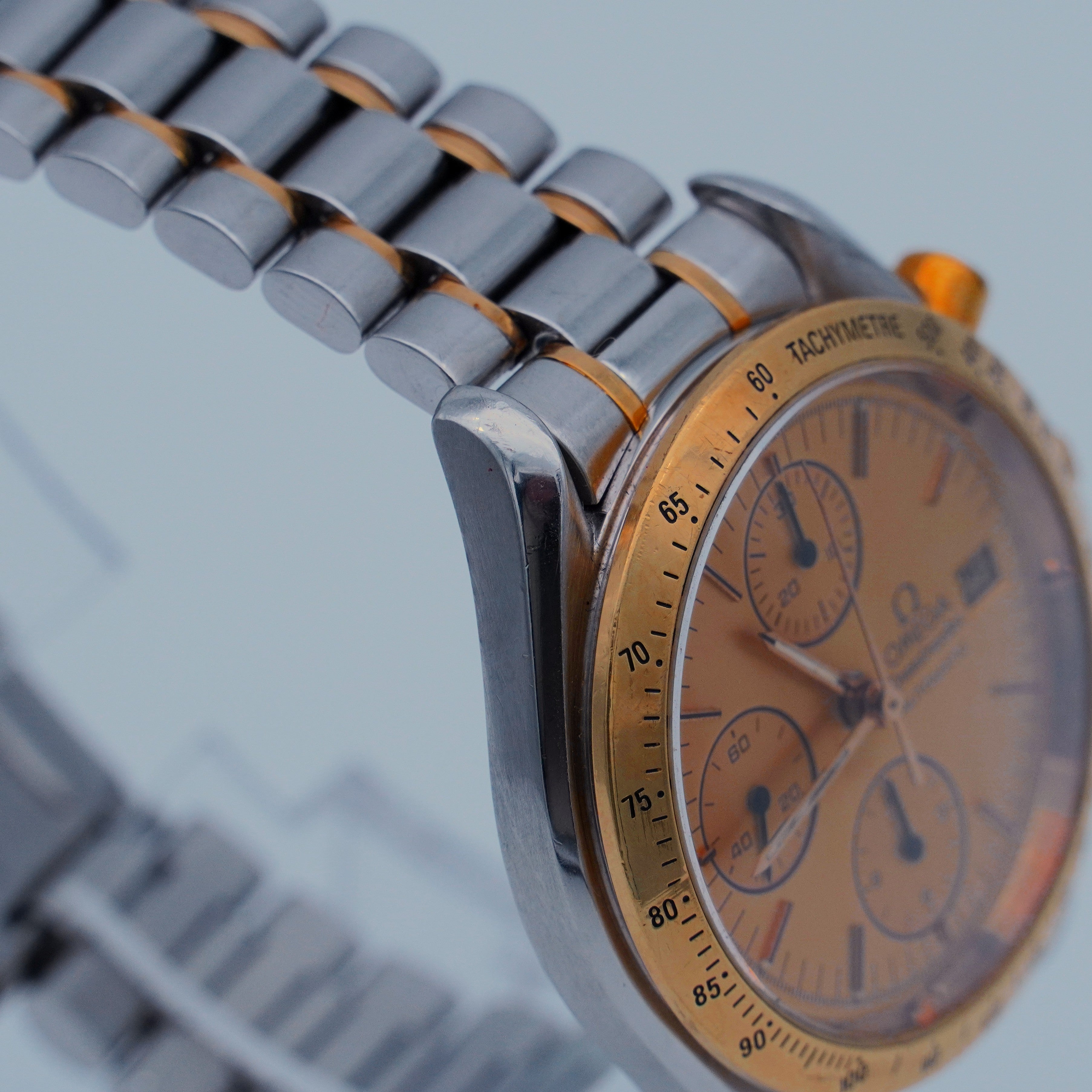 Omega Speedmaster Automatik Datum Stahl/Gold