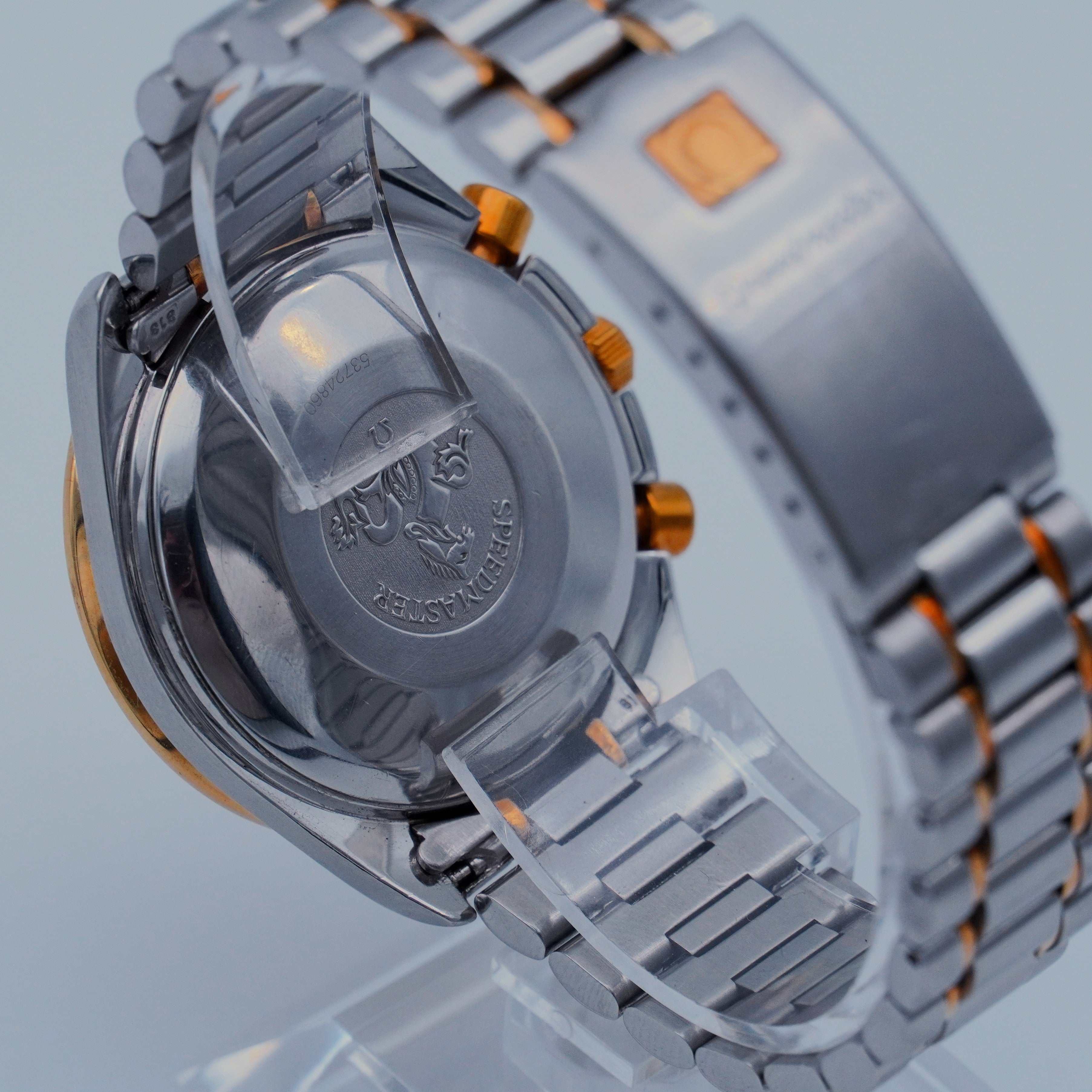 Omega Speedmaster Automatik Datum Stahl/Gold